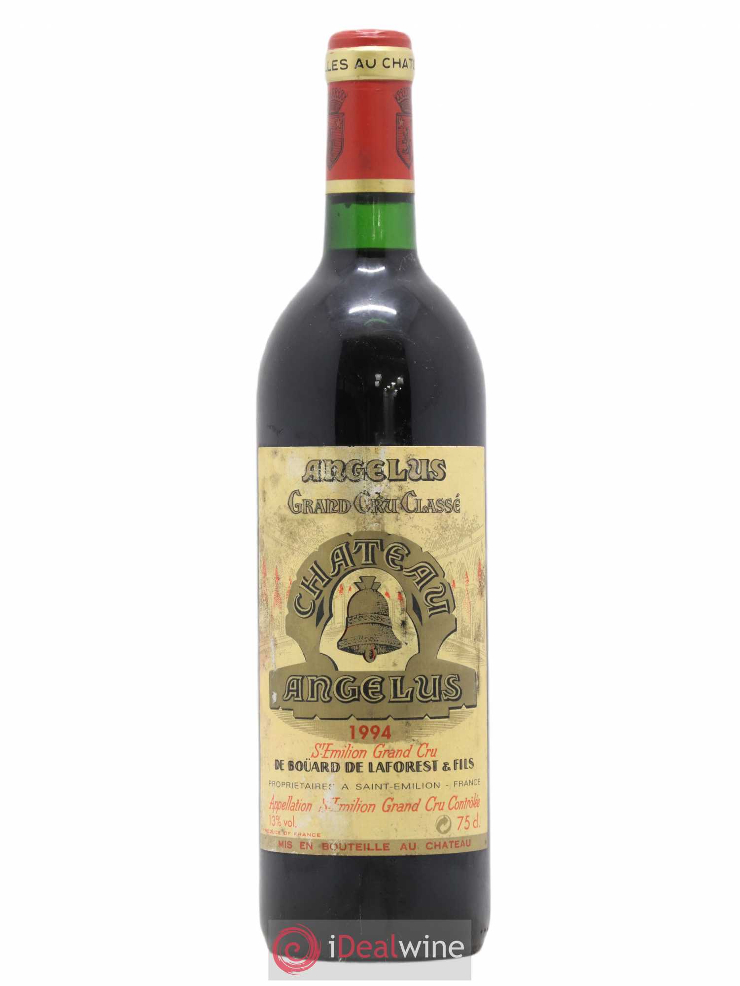 Château Angélus 1er Grand Cru Classé A 1994 - Lot de 1 bouteille - 0