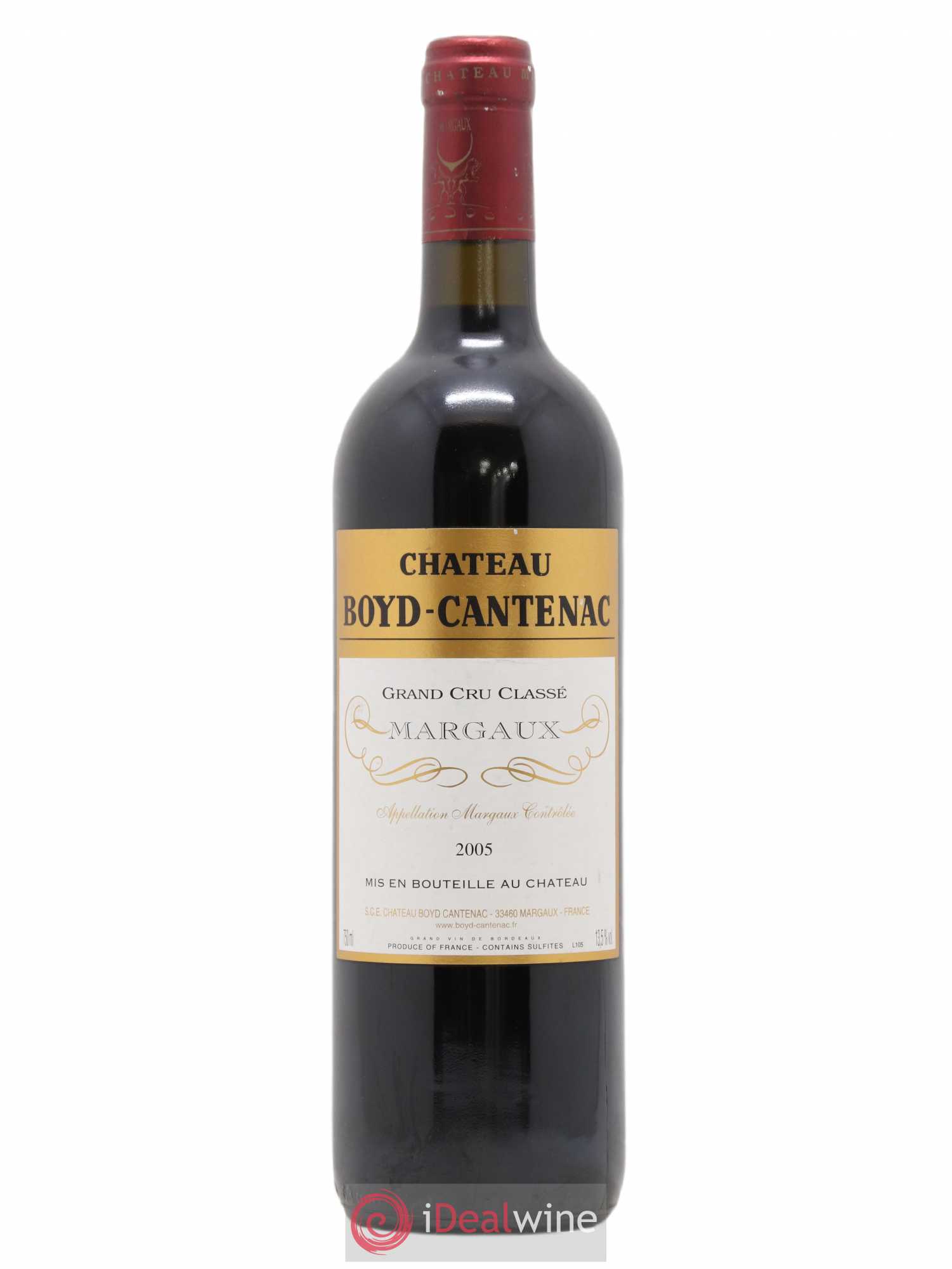 Château Boyd Cantenac 3ème Grand Cru Classé 2005 - Lot de 1 bouteille - 0