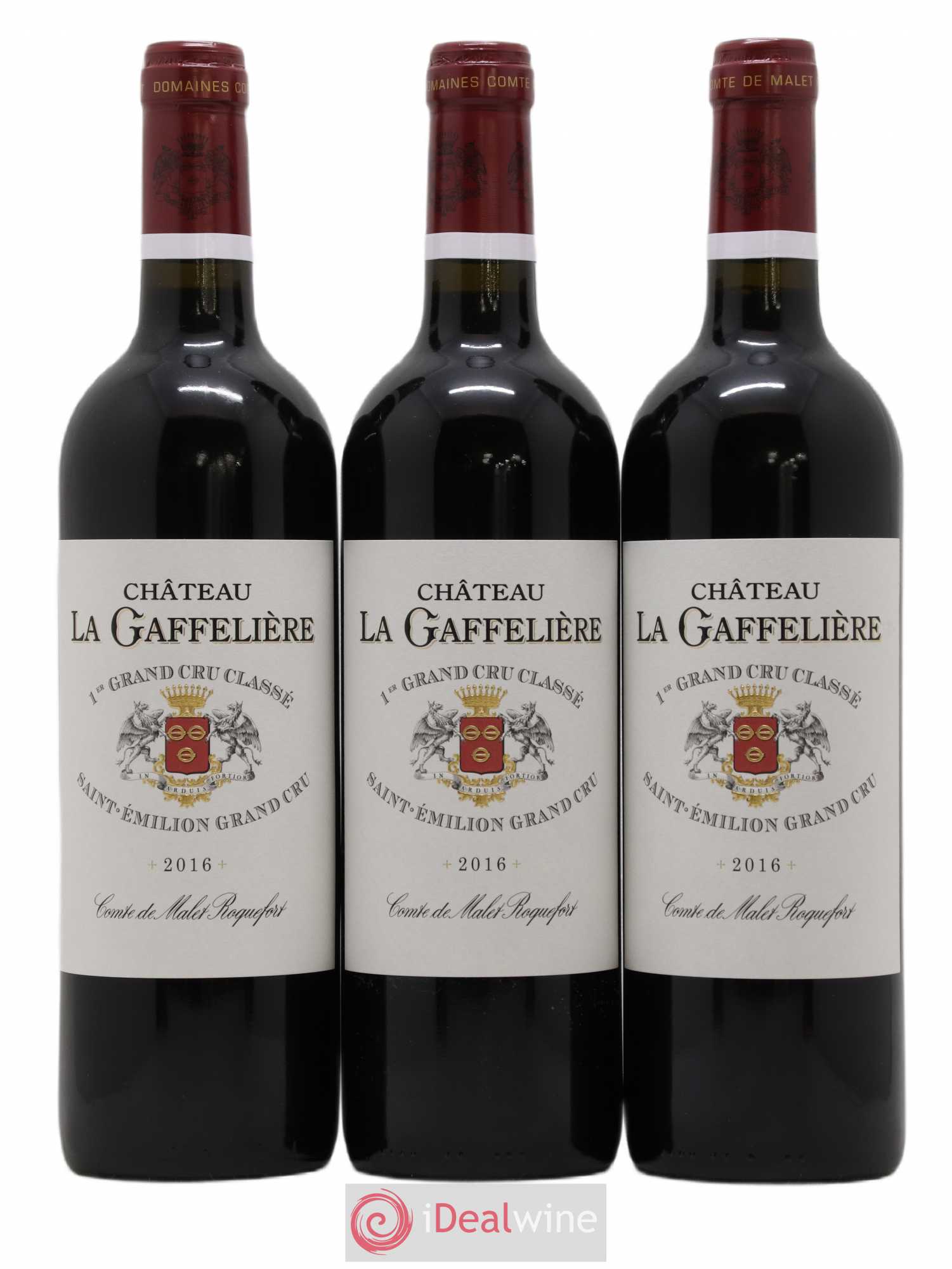 Château la Gaffelière 1er Grand Cru Classé B 2016 - Lot de 3 bouteilles - 0