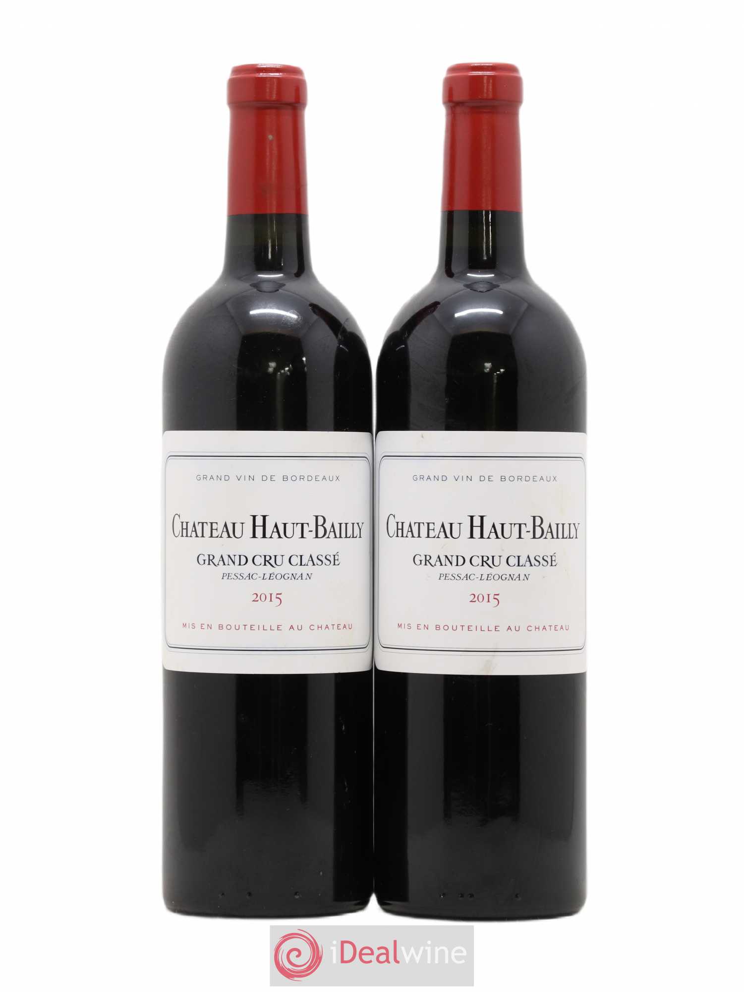 Château Haut-Bailly Cru Classé de Graves 2015 - Lot de 2 bouteilles - 0