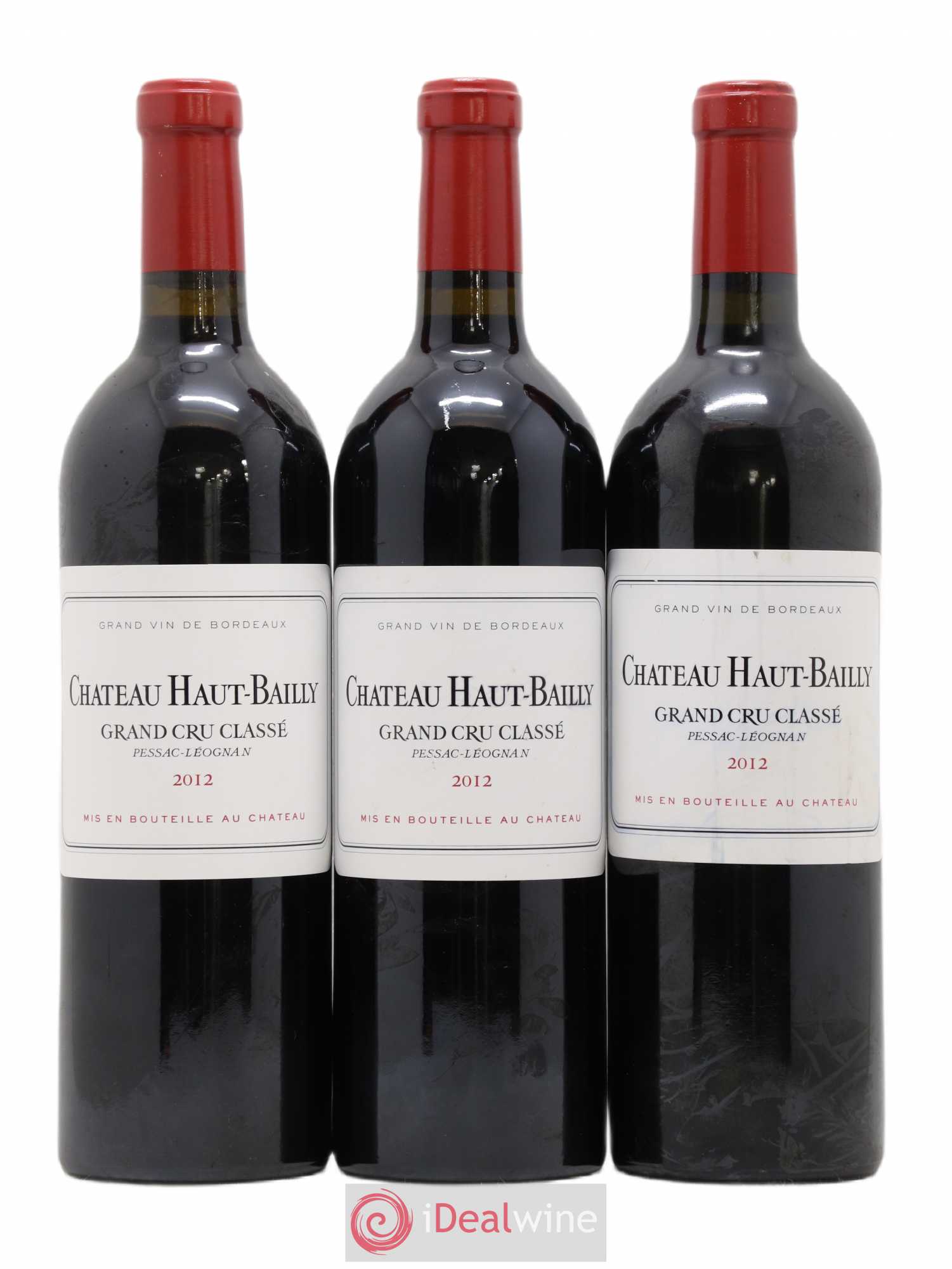 Château Haut-Bailly Cru Classé de Graves 2012 - Lot de 3 bouteilles - 0
