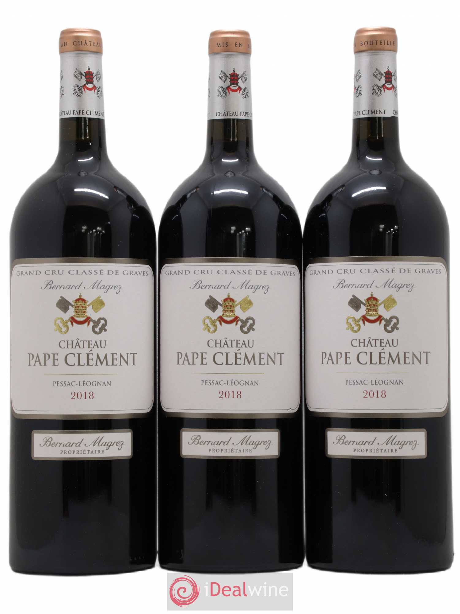 Château Pape Clément Cru Classé de Graves 2018 - Lot de 3 magnums - 0