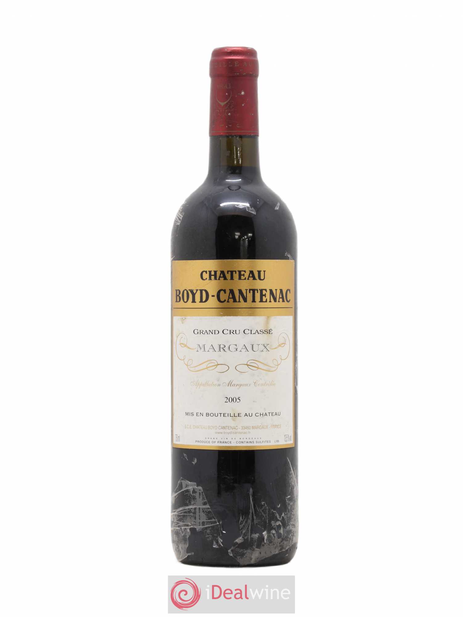 Château Boyd Cantenac 3ème Grand Cru Classé 2005 - Lot de 1 bouteille - 0