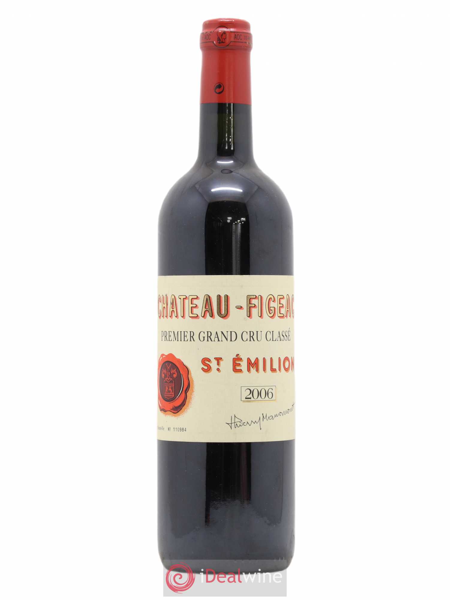 Château Figeac 1er Grand Cru Classé A 2006 - Lot de 1 bouteille - 0