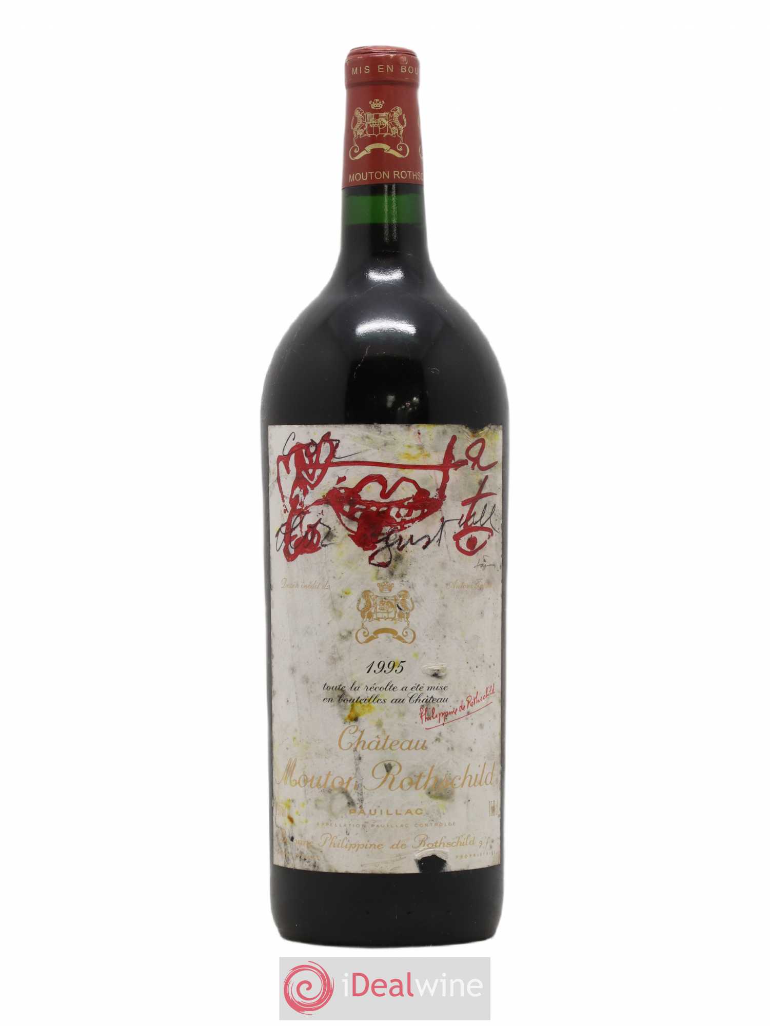 Château Mouton Rothschild 1er Grand Cru Classé 1995 - Lot de 1 magnum - 0