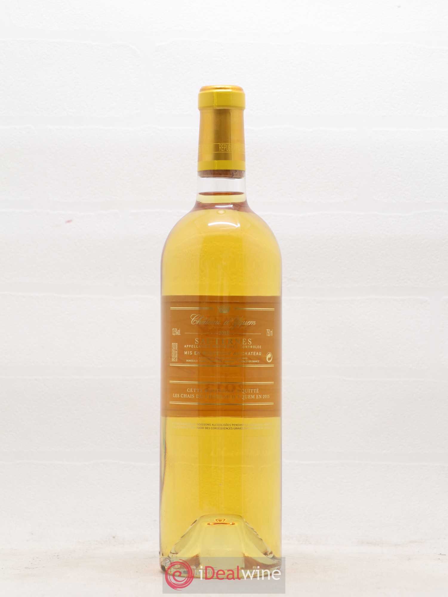 Château d' Yquem 1er Cru Classé Supérieur 2013 - Lot de 1 bouteille - 1