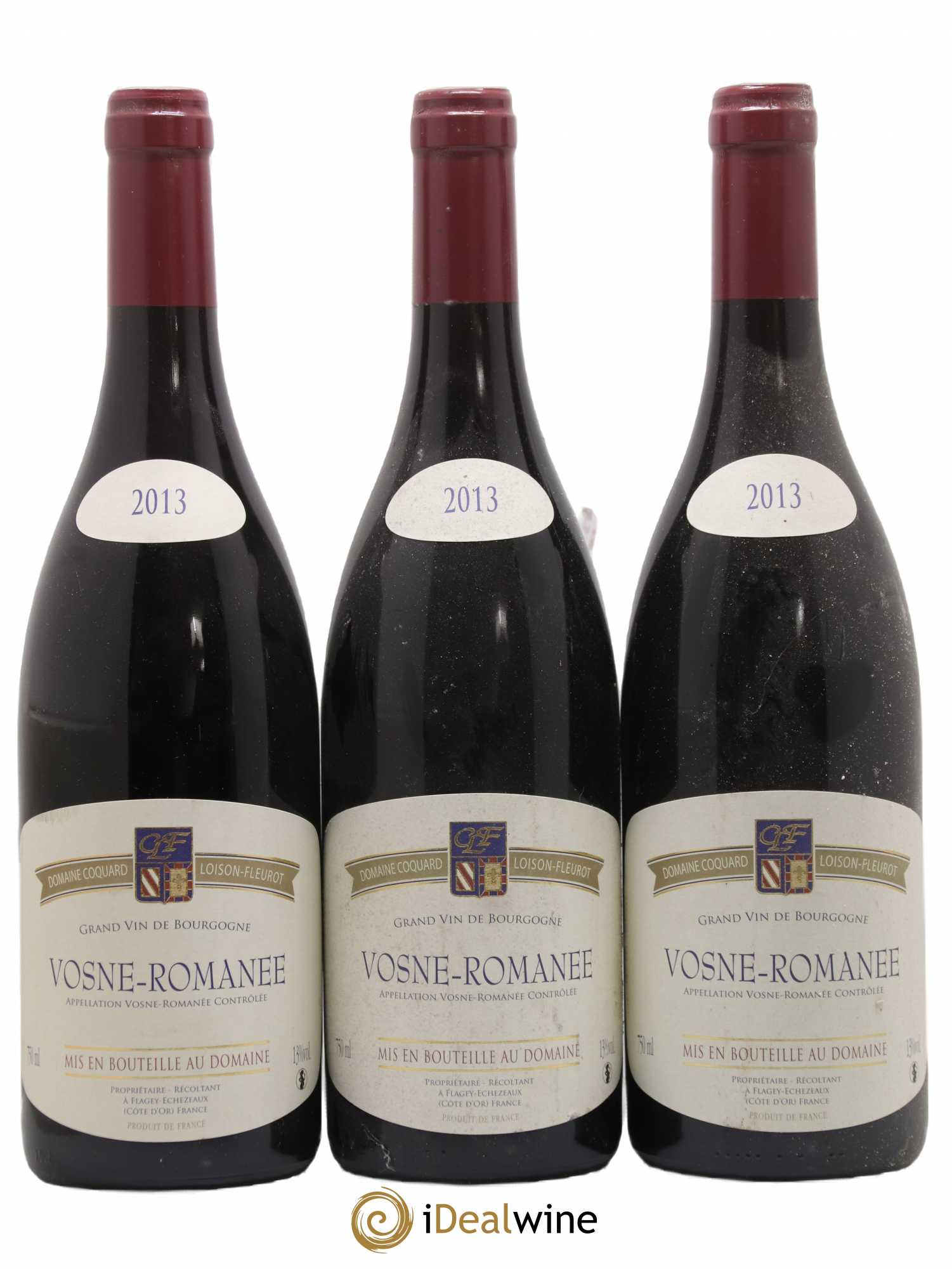 Vosne-Romanée Domaine Coquard Loison 2013 - Posten von 3 Flaschen - 0