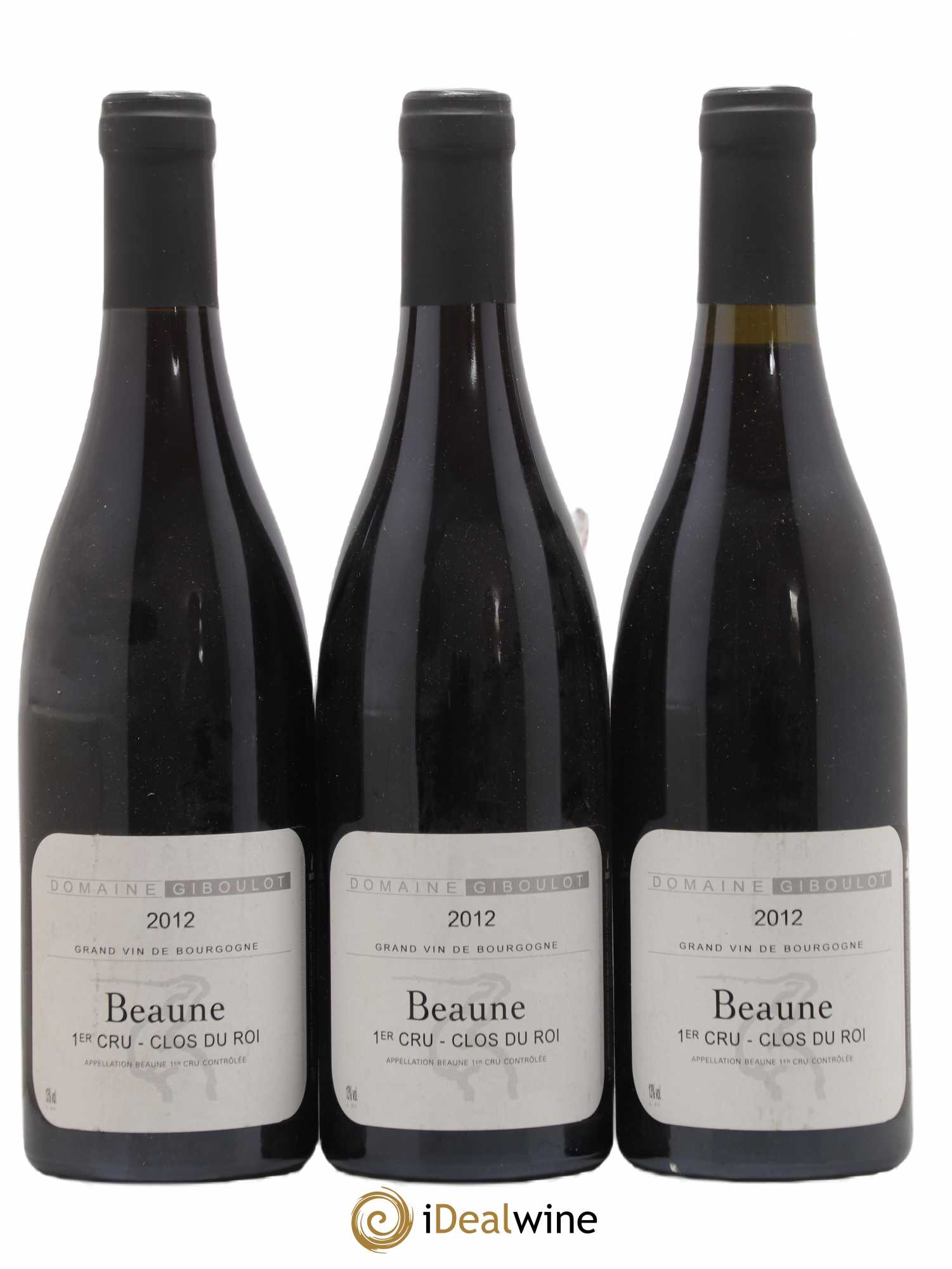 Beaune 1er Cru Clos Du Roi Domaine Giboulot 2012 - Posten von 3 Flaschen - 0