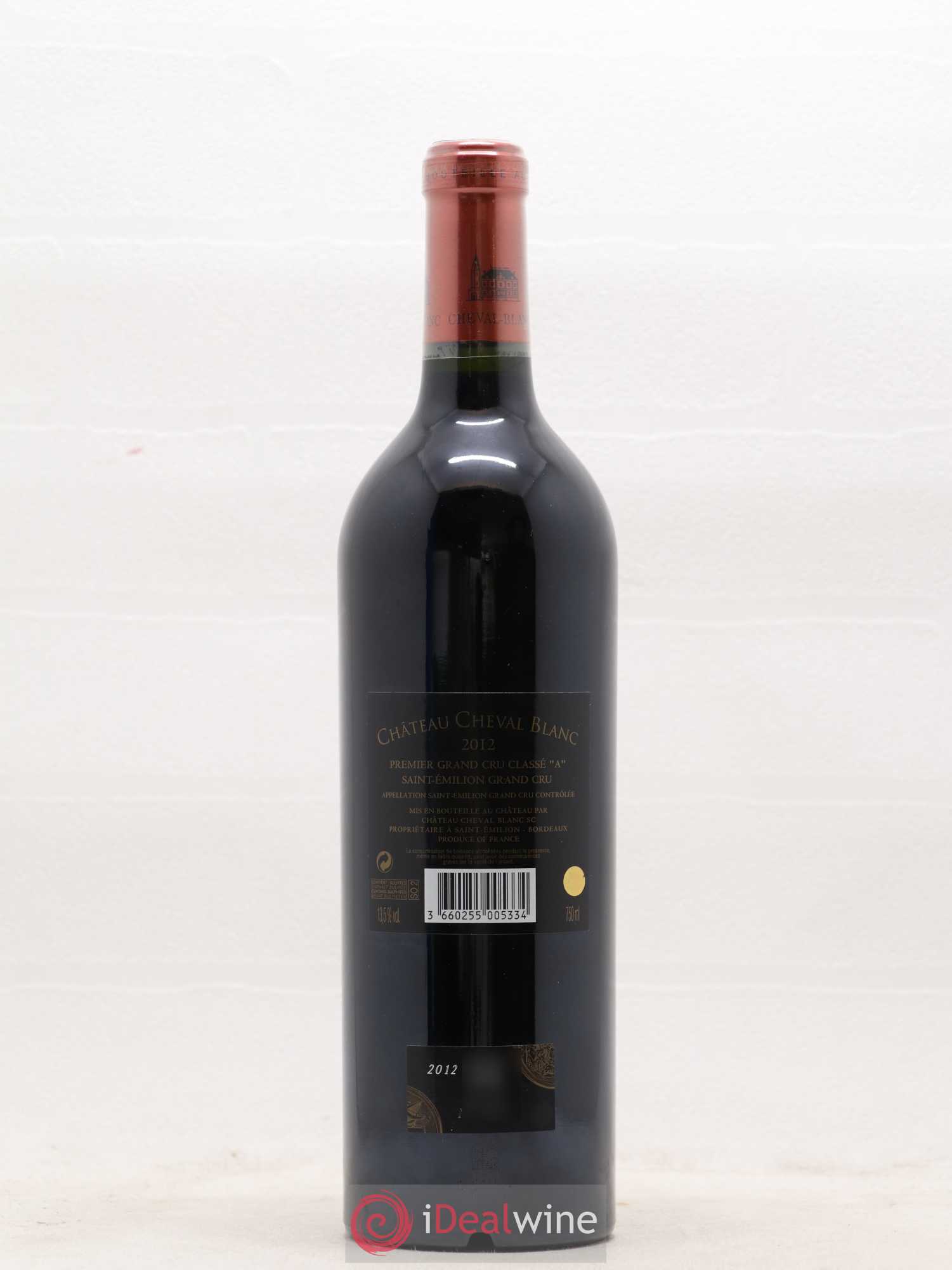 Château Cheval Blanc 1er Grand Cru Classé A 2012 - Lot de 1 bouteille - 1