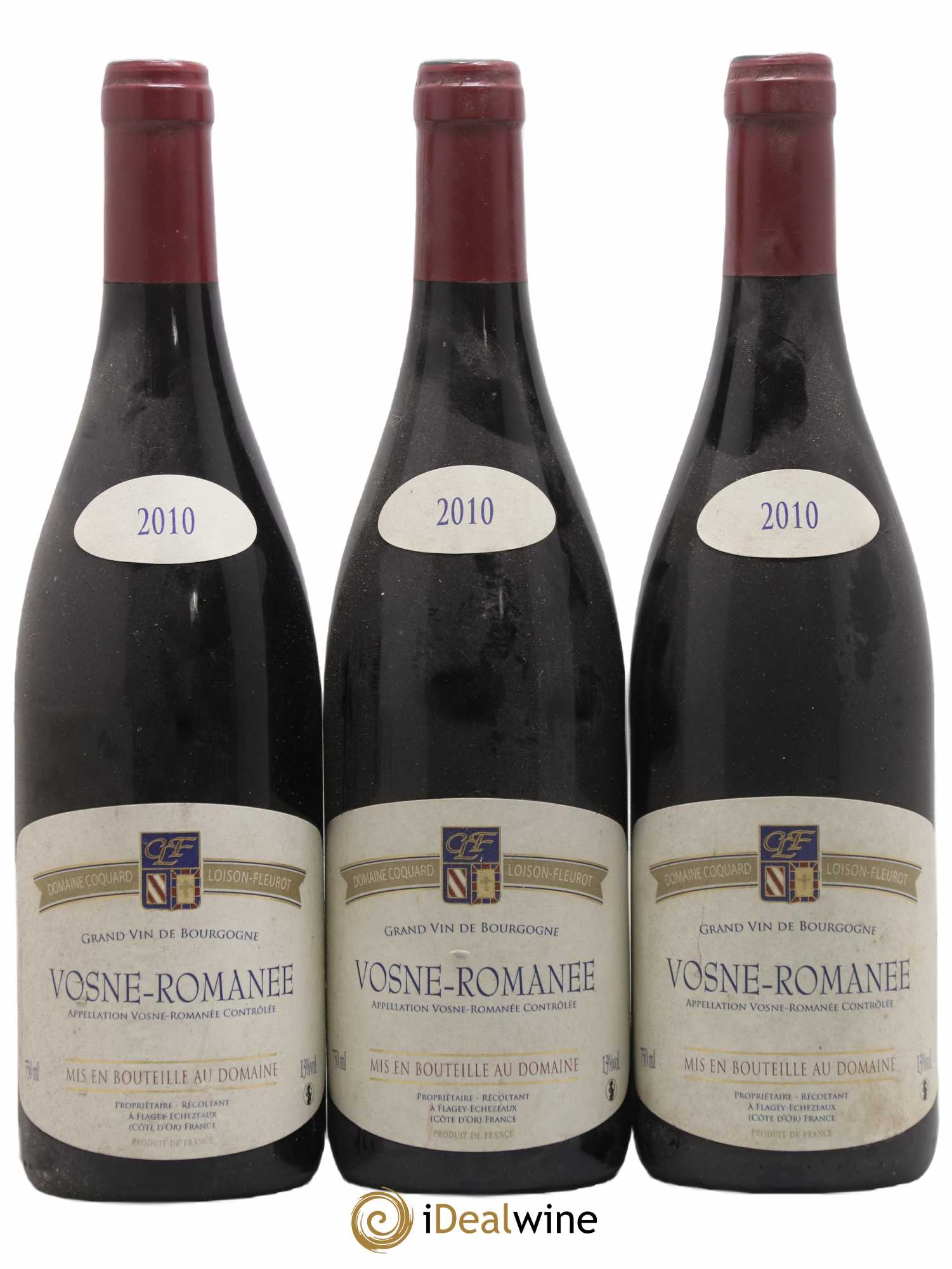 Vosne-Romanée Domaine Coquard Loison 2010 - Posten von 3 Flaschen - 0