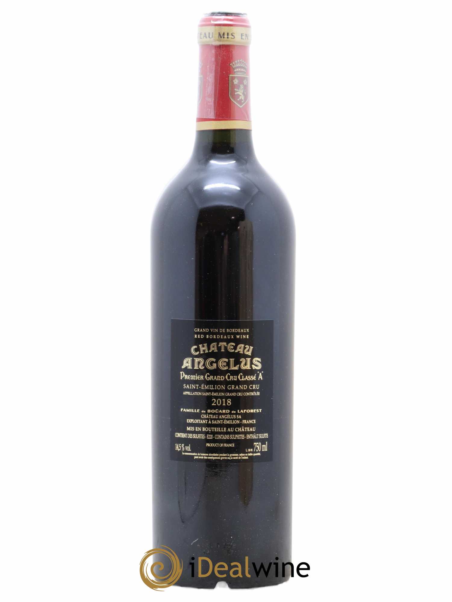 Château Angélus 1er Grand Cru Classé A 2018 - Lot de 1 bouteille - 2