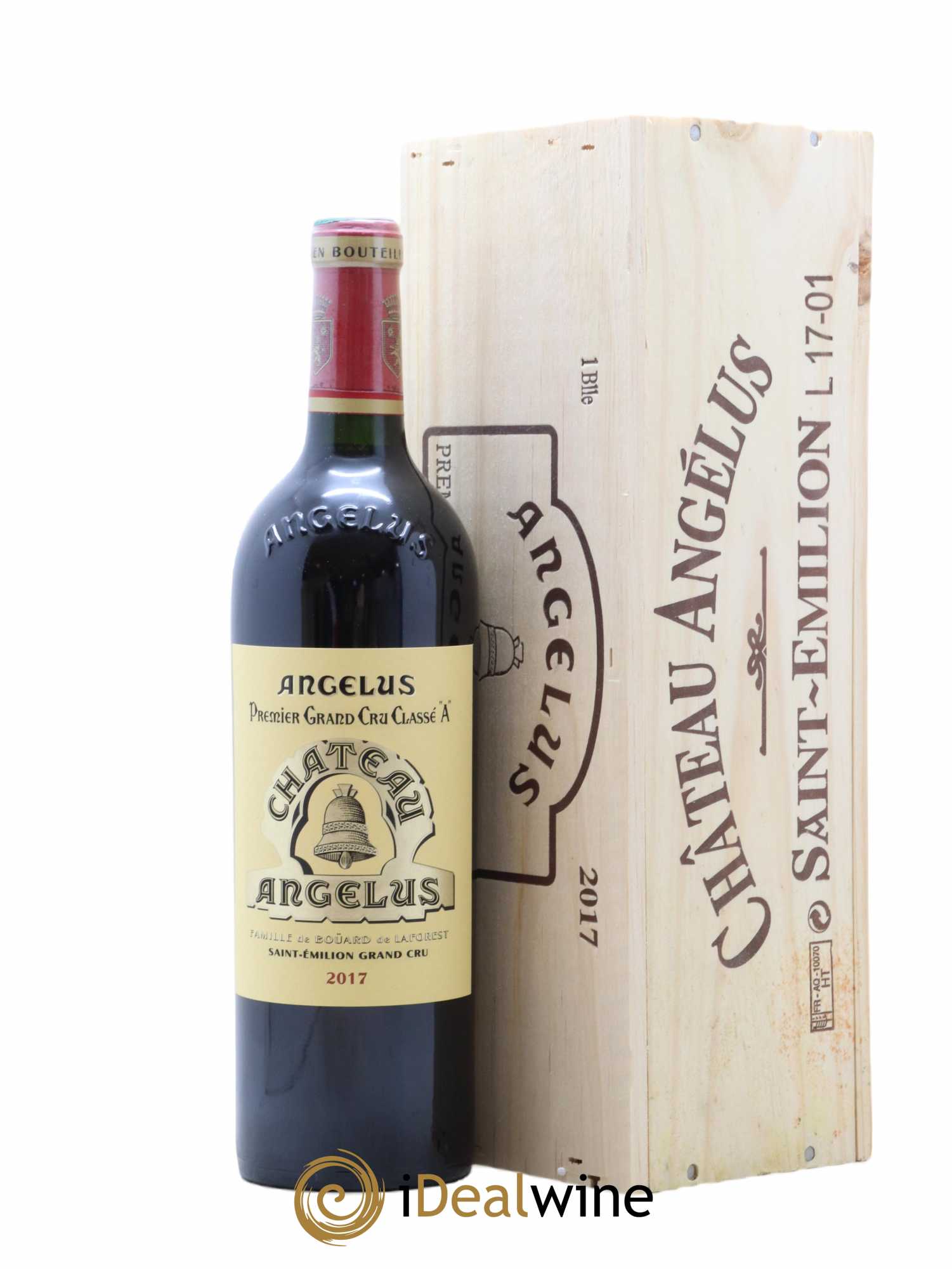 Château Angélus 1er Grand Cru Classé A 2017 - Lot de 1 bouteille - 1
