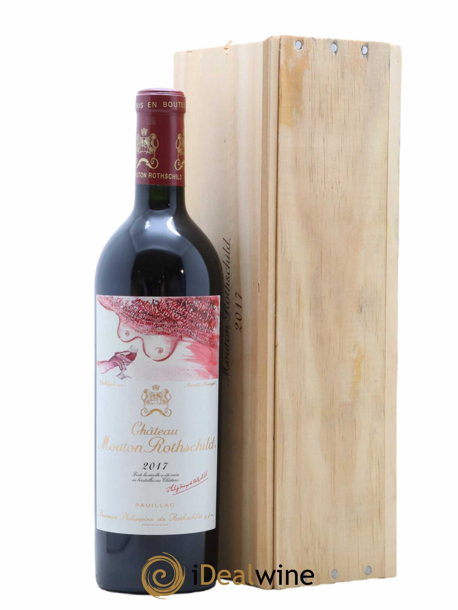Château Mouton Rothschild 1er Grand Cru Classé 2017 - Lot de 1 bouteille - 1