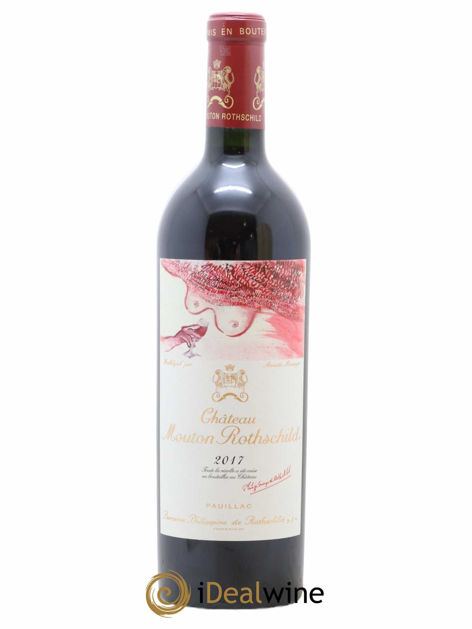 Château Mouton Rothschild 1er Grand Cru Classé 2017 - Lot de 1 bouteille - 0