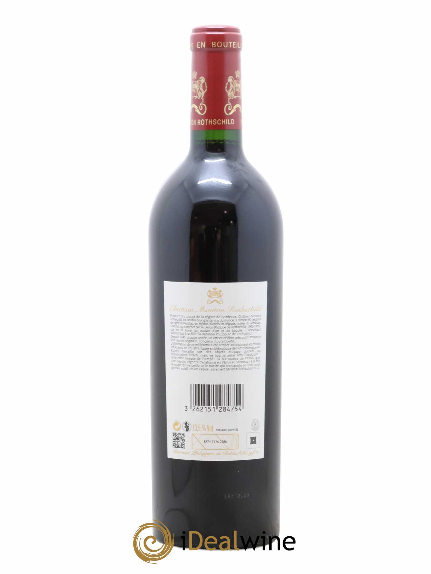 Château Mouton Rothschild 1er Grand Cru Classé 2010 - Lot de 1 bouteille - 2
