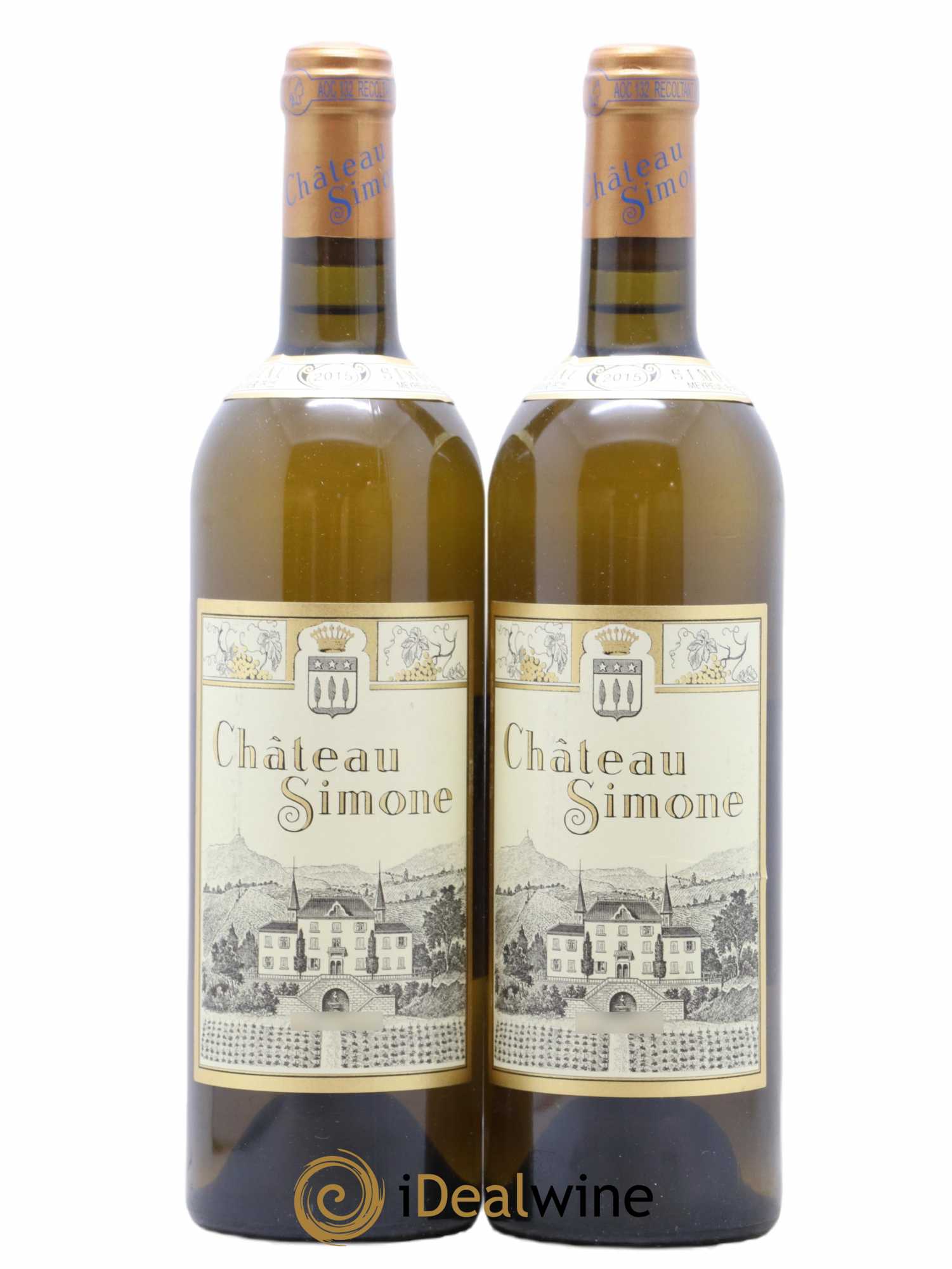 Palette Château Simone Famille Rougier 2015 - Posten von 2 Flaschen - 0