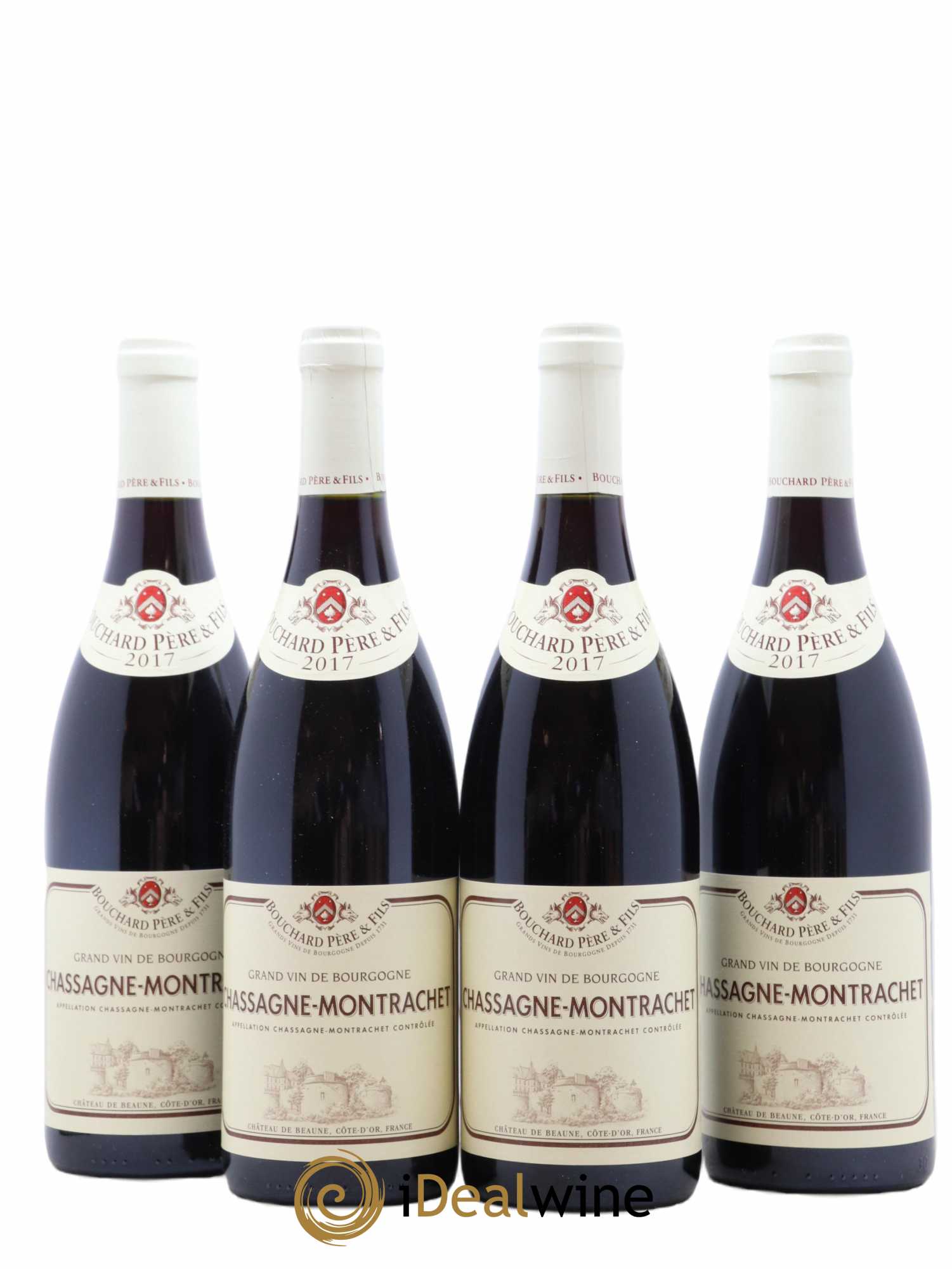 Chassagne-Montrachet Bouchard Pere Et Fils 2017 - Lot de 4 bouteilles - 0