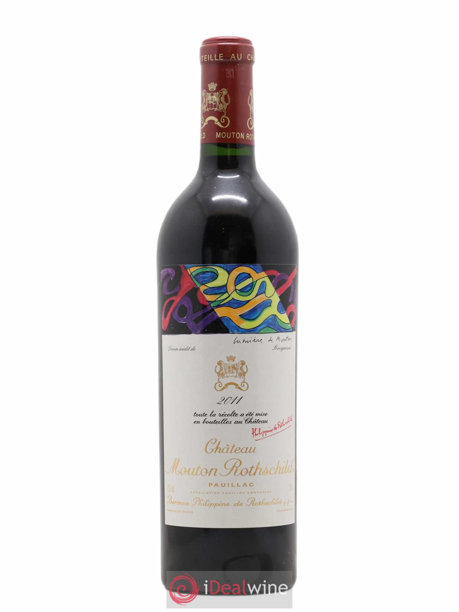 Château Mouton Rothschild 1er Grand Cru Classé 2011 - Lot de 1 bouteille - 0