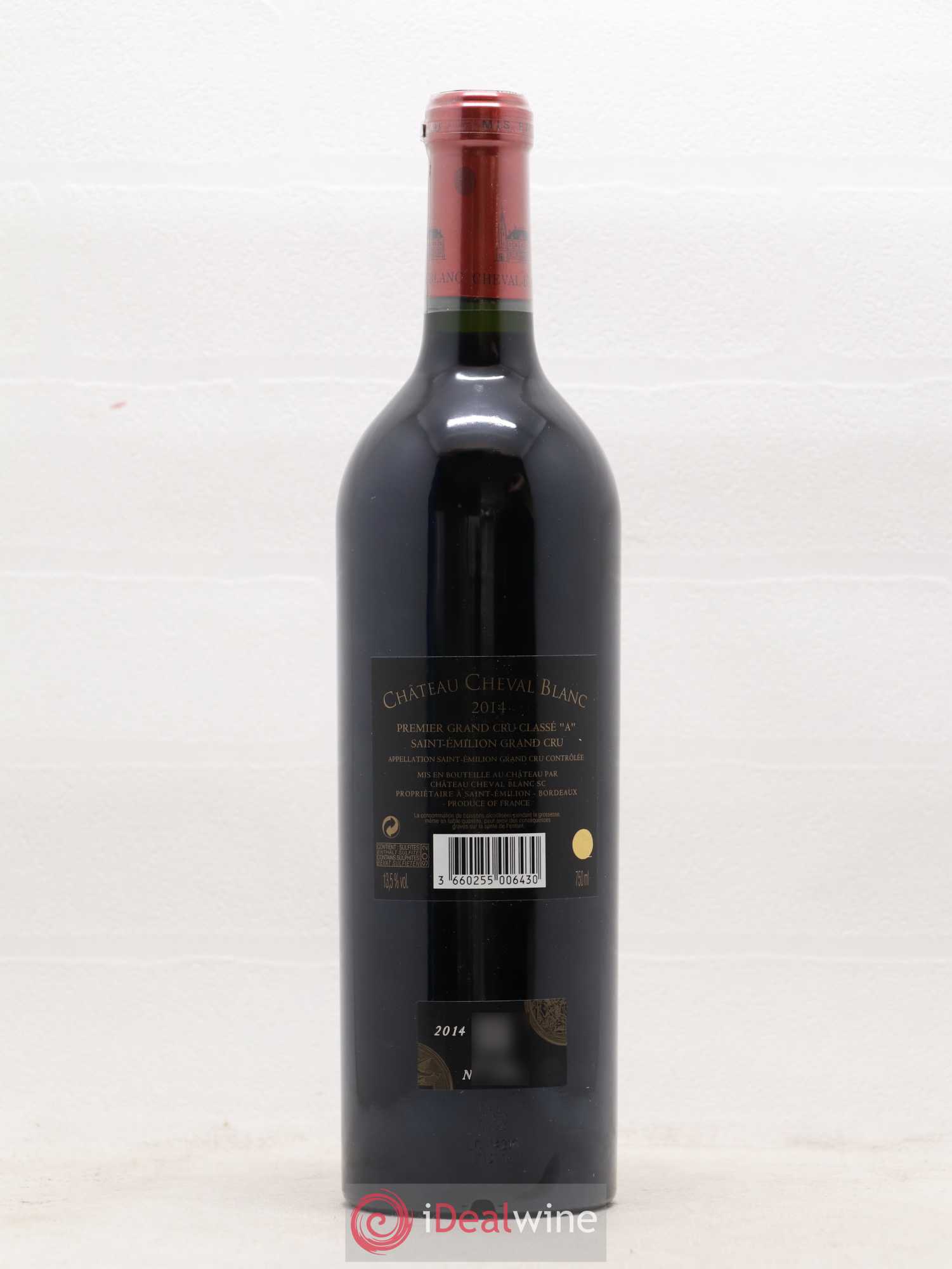 Château Cheval Blanc 1er Grand Cru Classé A 2014 - Lot de 1 bouteille - 1