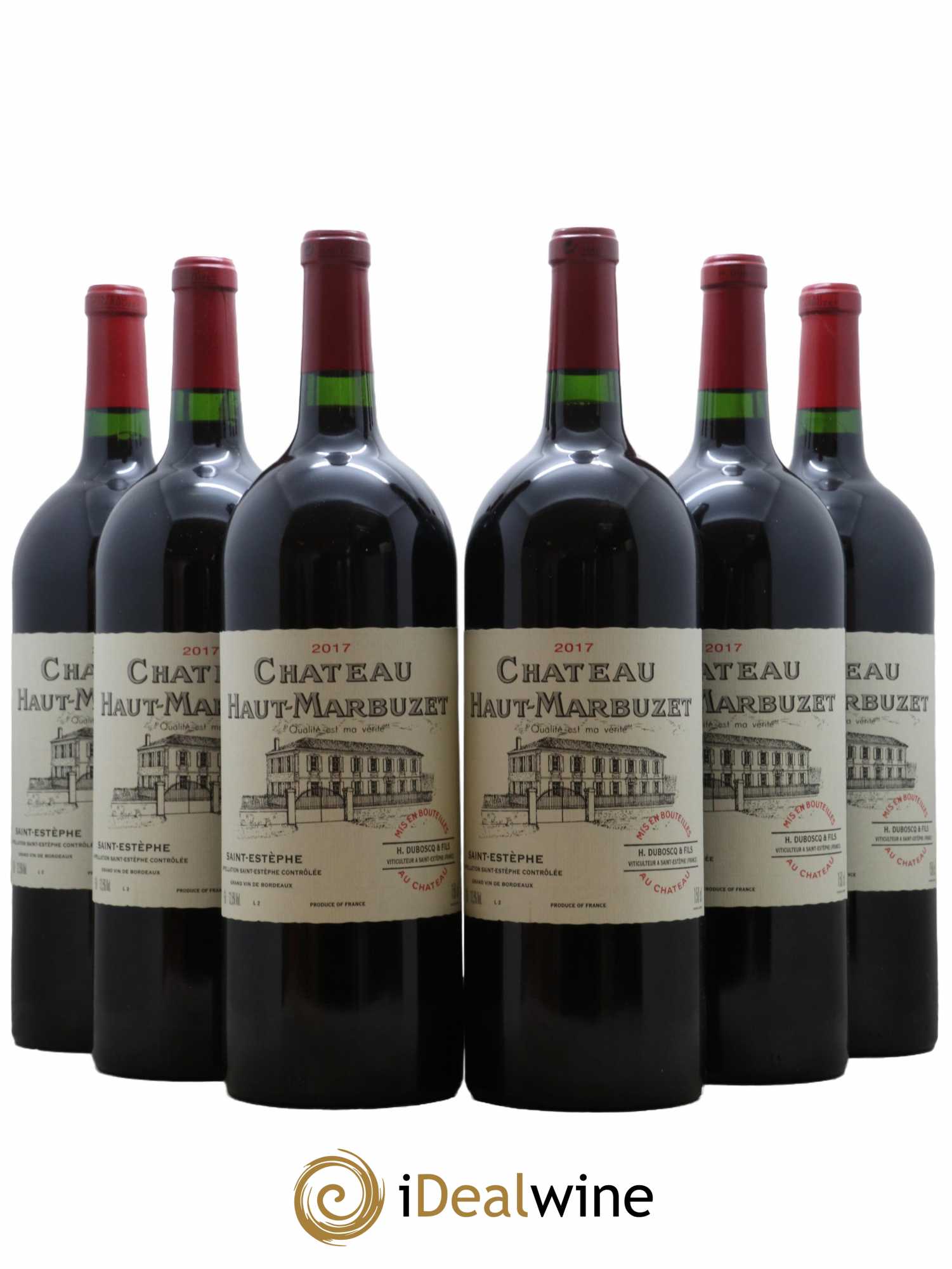 Château Haut Marbuzet 2017 - Lot de 6 magnums - 0