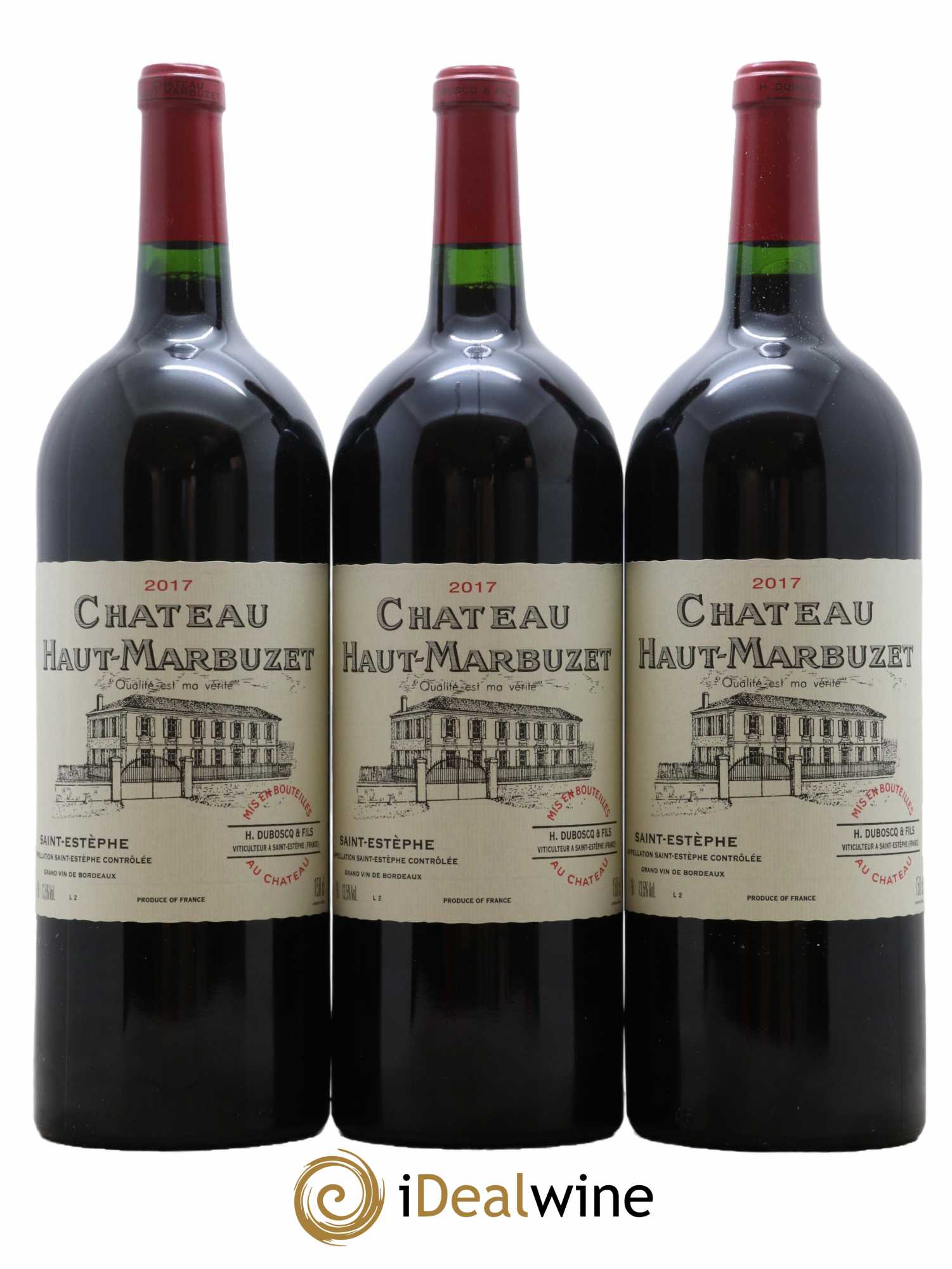 Château Haut Marbuzet 2017 - Lot de 6 magnums - 2