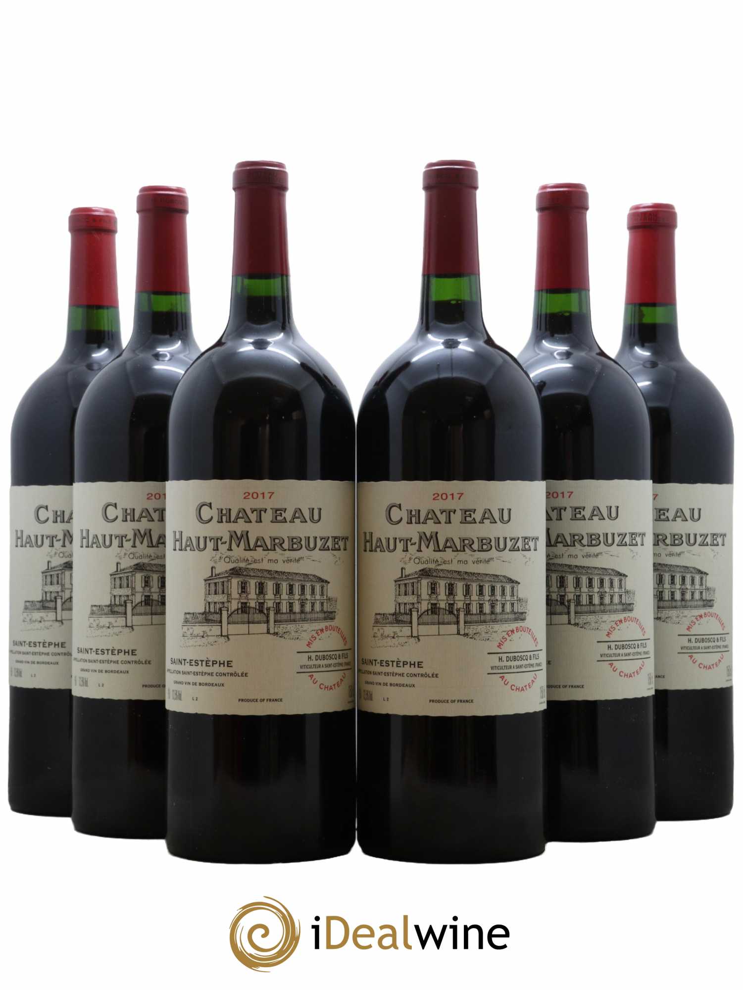 Château Haut Marbuzet 2017 - Lot de 6 magnums - 0