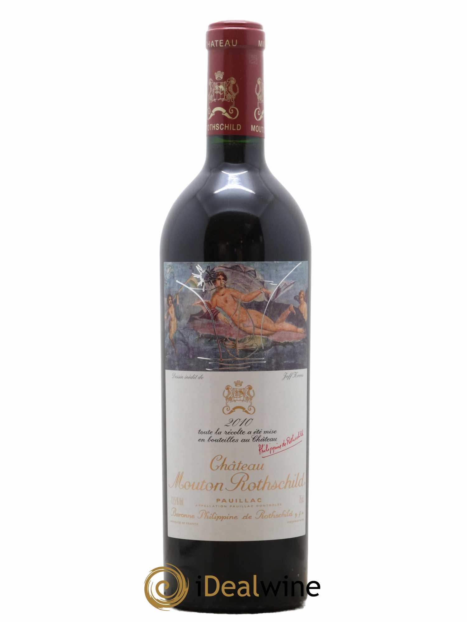 Château Mouton Rothschild 1er Grand Cru Classé 2010 - Lot de 1 bouteille - 0