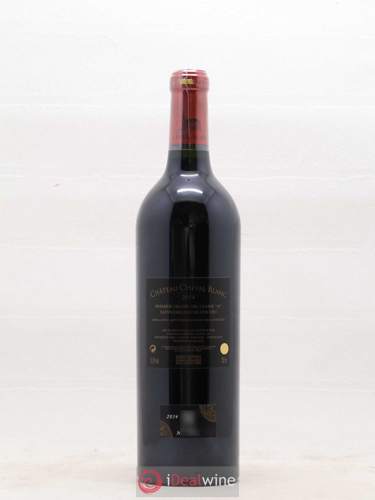 Château Cheval Blanc 1er Grand Cru Classé A 2014 - Lot de 1 bouteille - 1