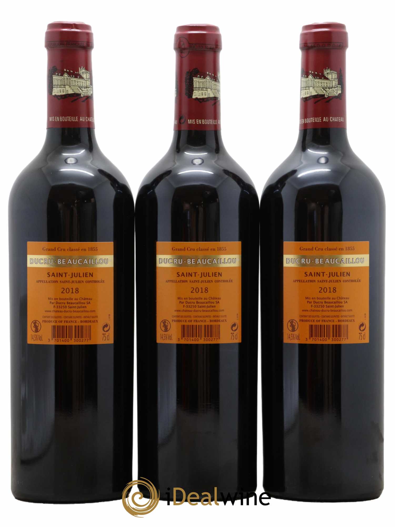 Château Ducru Beaucaillou 2ème Grand Cru Classé 2018 - Lot de 6 bouteilles - 2