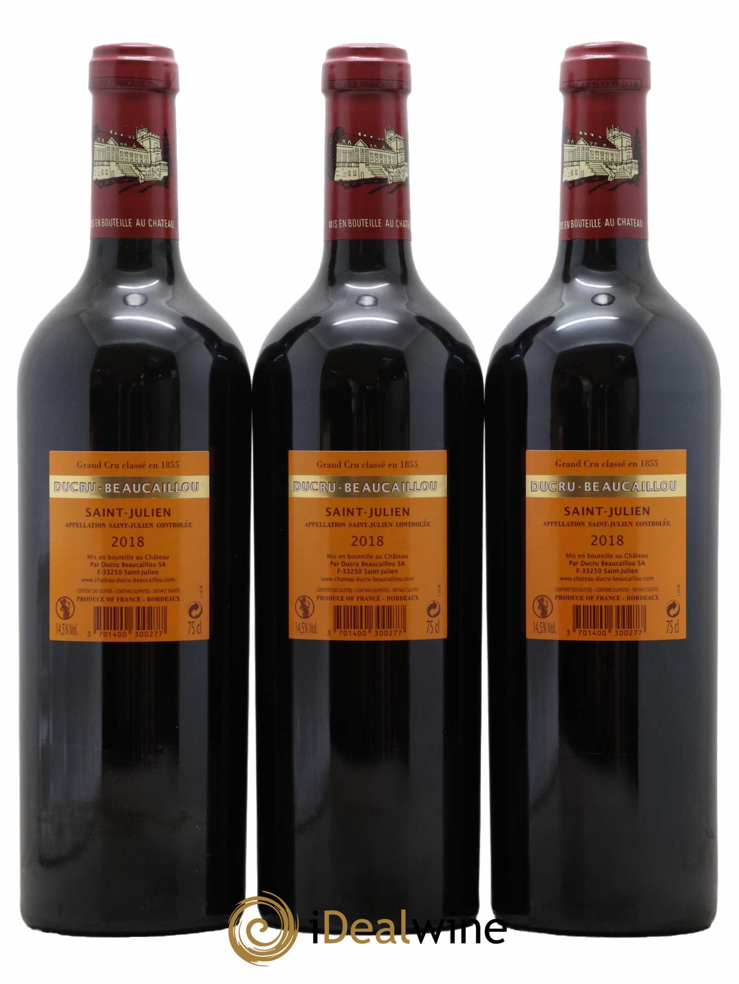 Château Ducru Beaucaillou 2ème Grand Cru Classé 2018 - Lot de 6 bouteilles - 4