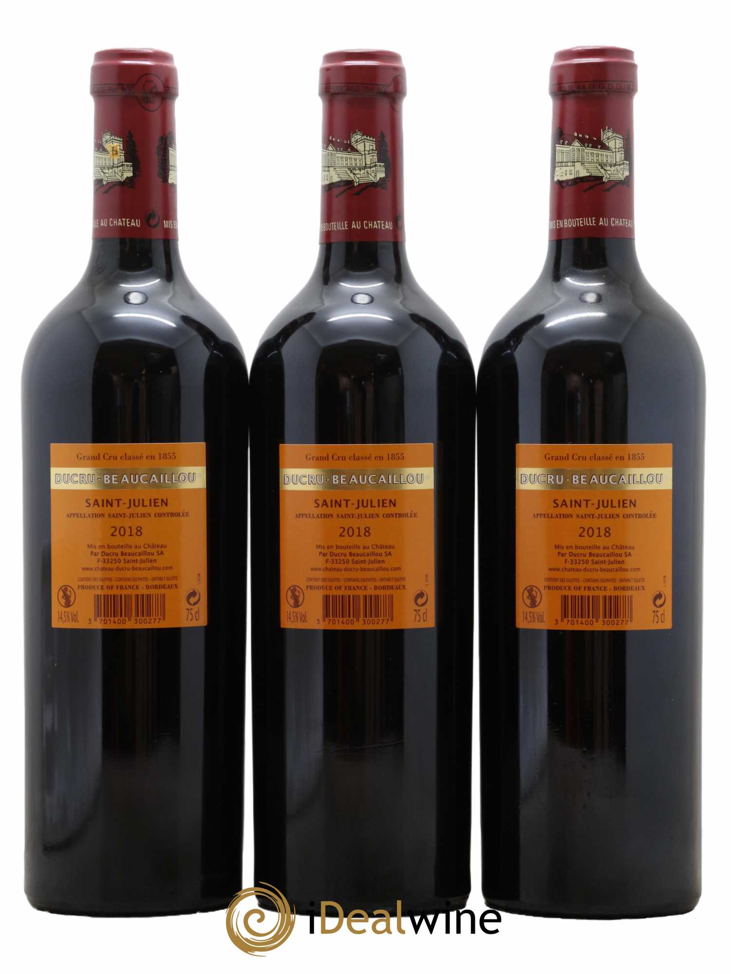 Château Ducru Beaucaillou 2ème Grand Cru Classé 2018 - Lot de 6 bouteilles - 2