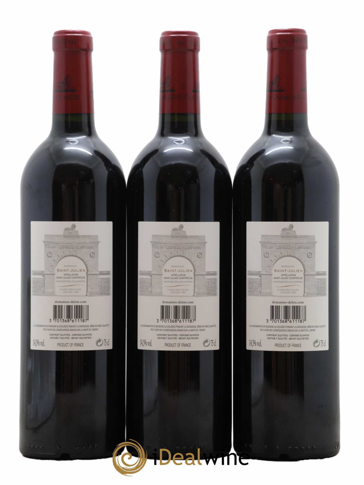 Château Léoville Las Cases 2ème Grand Cru Classé 2018 - Lot de 6 bouteilles - 2