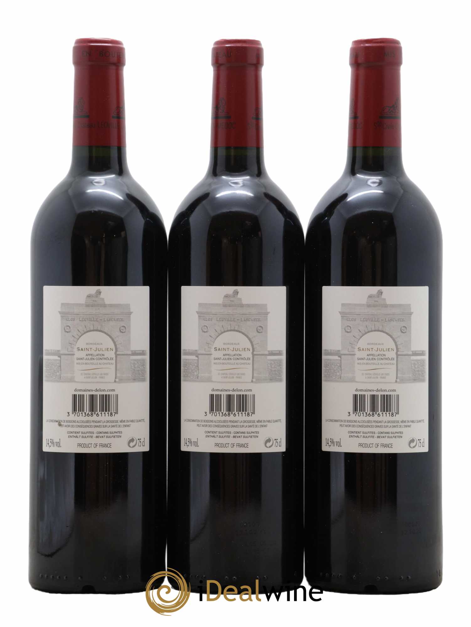 Château Léoville Las Cases 2ème Grand Cru Classé 2018 - Lot de 6 bouteilles - 4