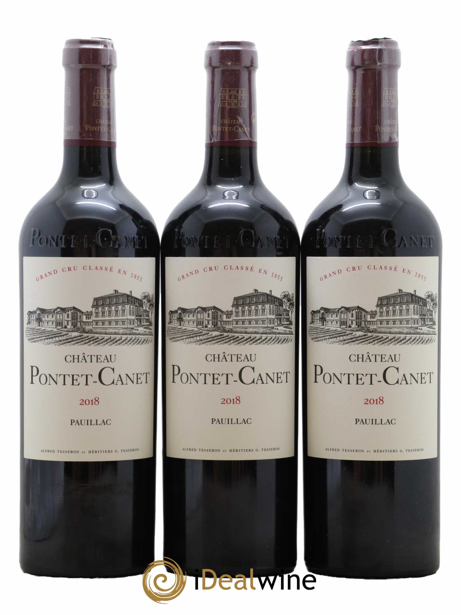 Château Pontet Canet 5ème Grand Cru Classé 2018 - Lot de 6 bouteilles - 2