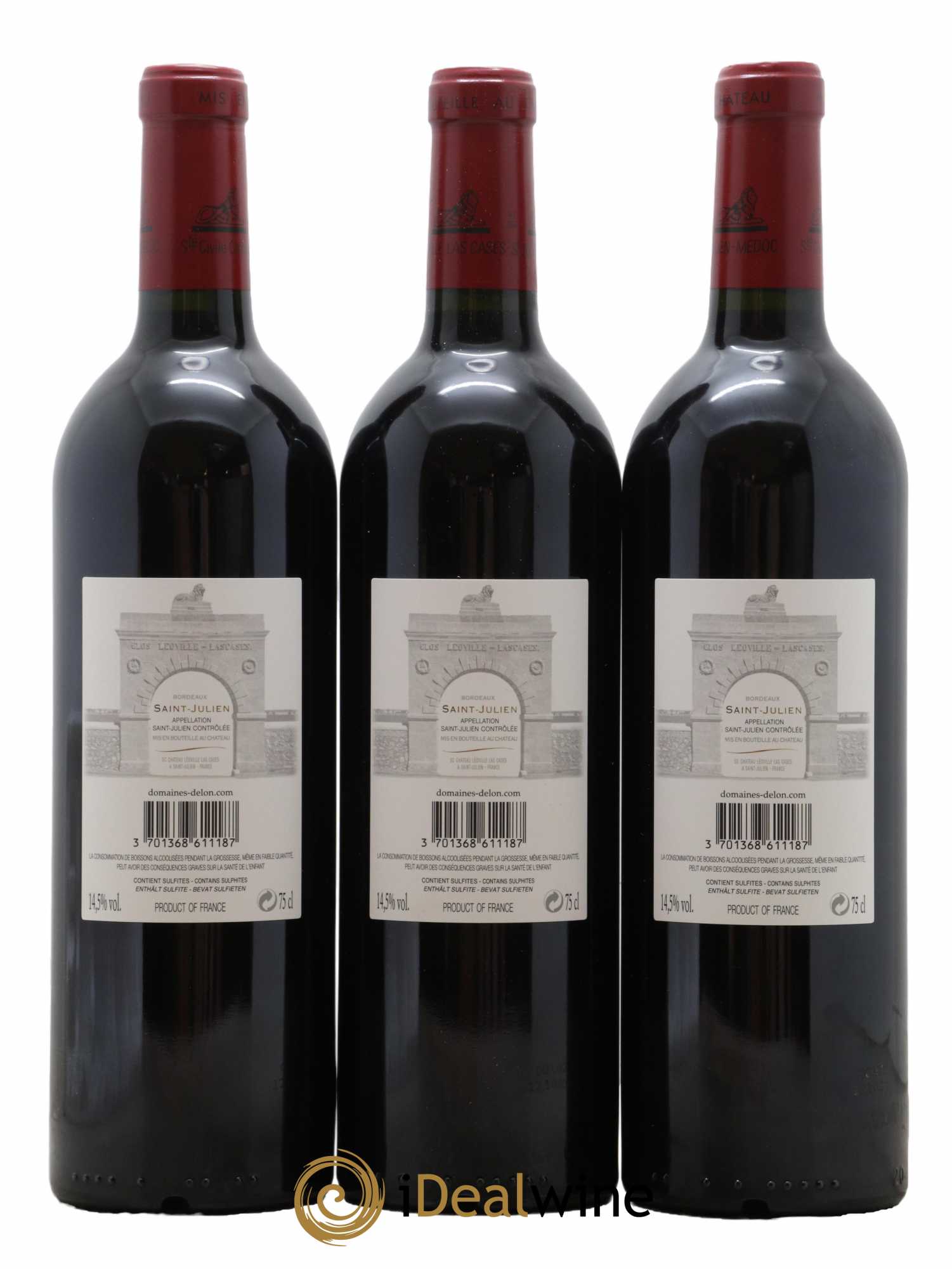 Château Léoville Las Cases 2ème Grand Cru Classé 2018 - Lot de 6 bouteilles - 2