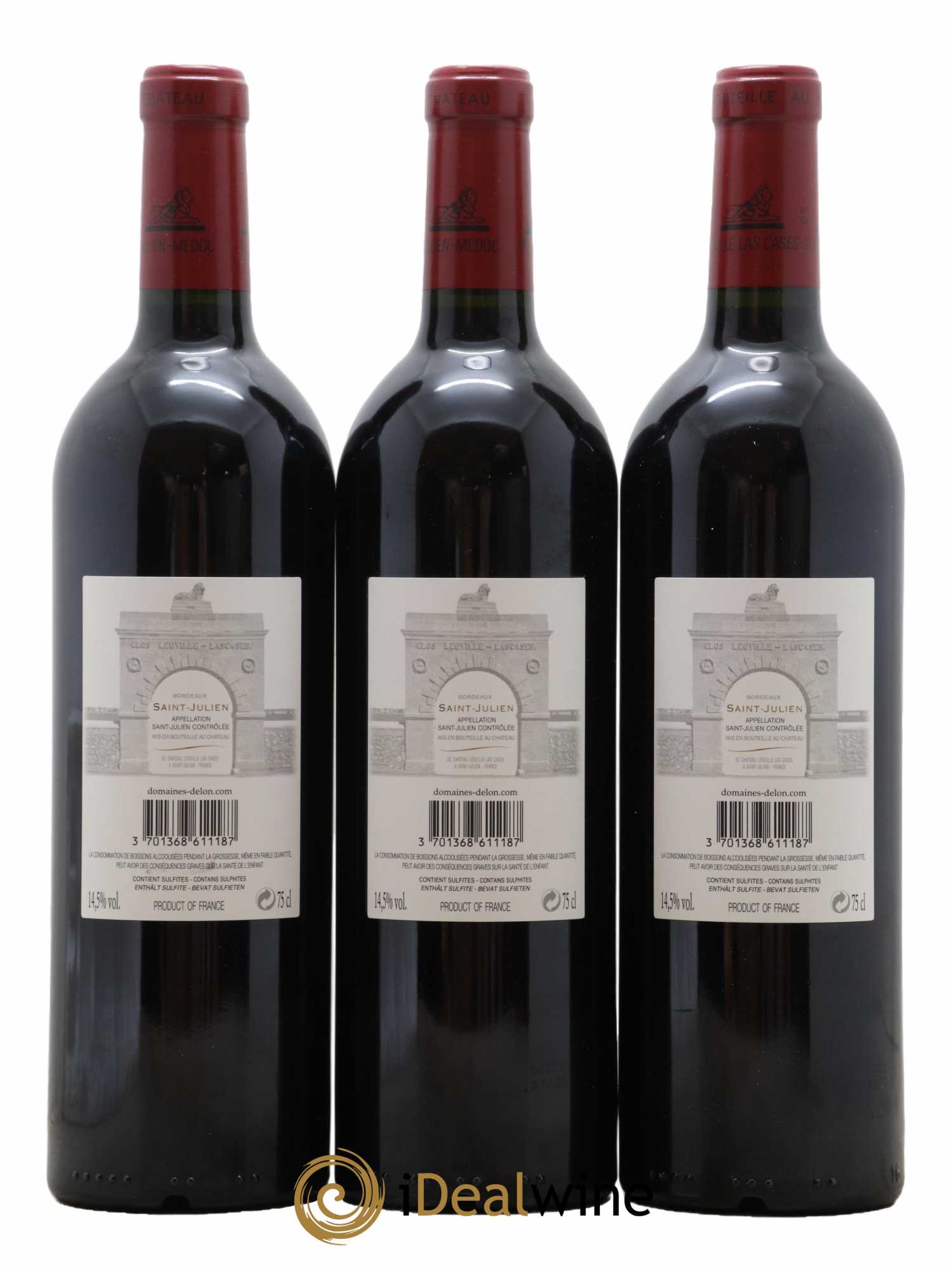 Château Léoville Las Cases 2ème Grand Cru Classé 2018 - Lot de 6 bouteilles - 4