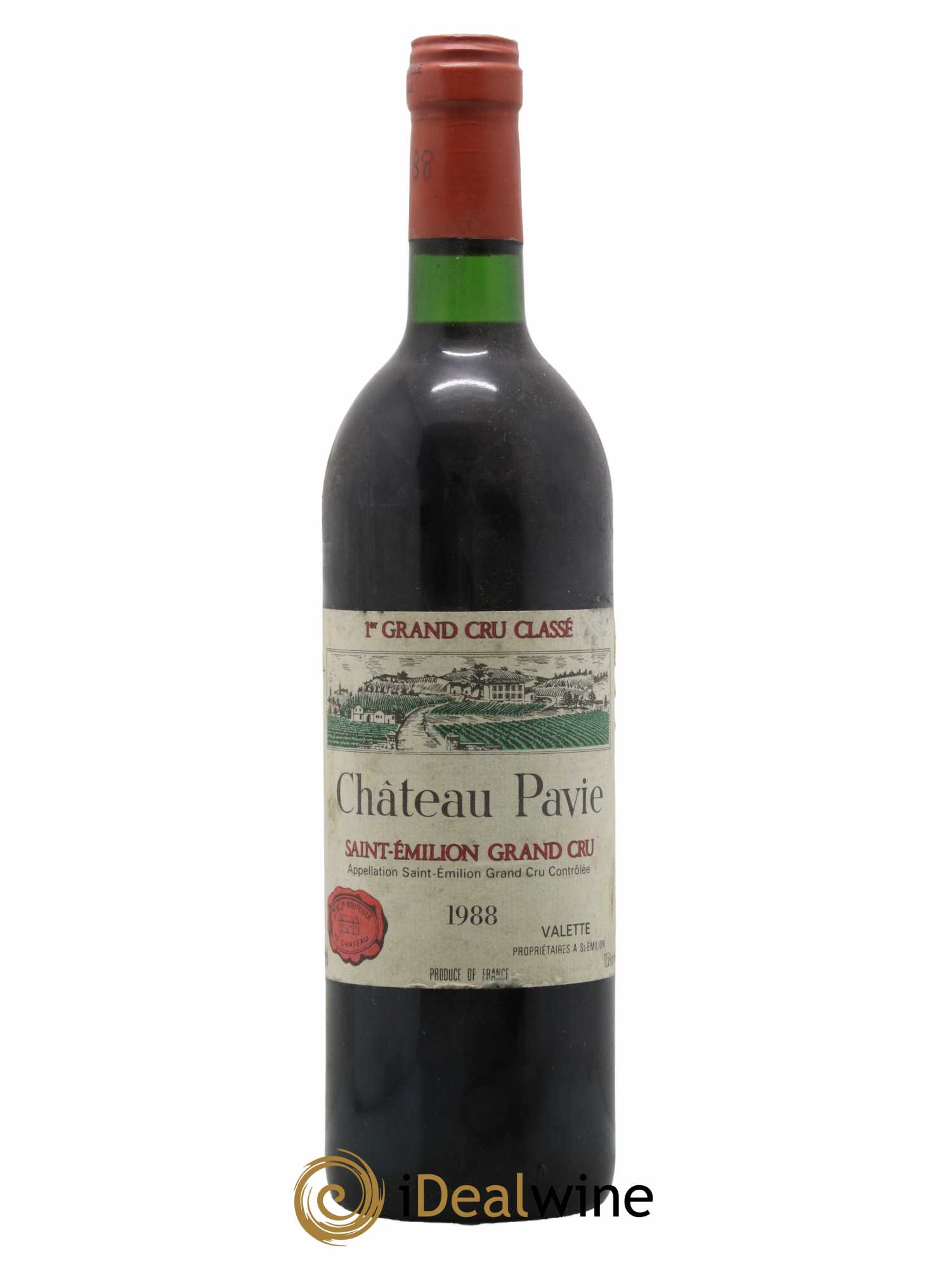 Château Pavie 1er Grand Cru Classé A 1988 - Lot de 1 bouteille - 0