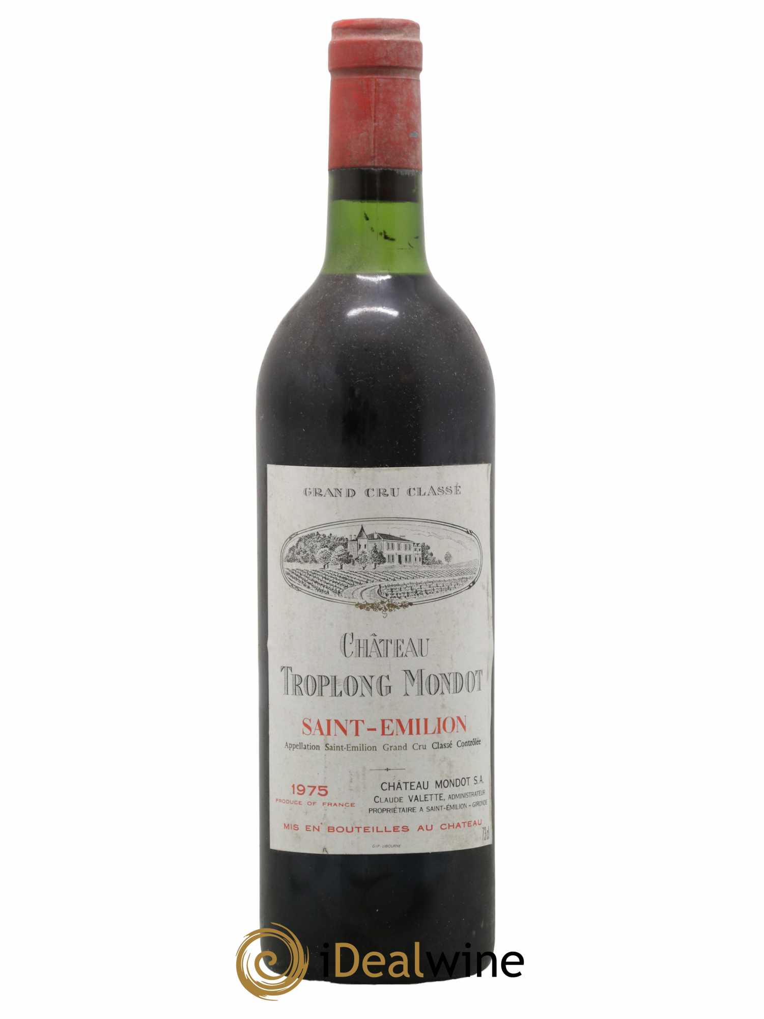 Château Troplong Mondot 1er Grand Cru Classé B 1975 - Lot de 1 bouteille - 0