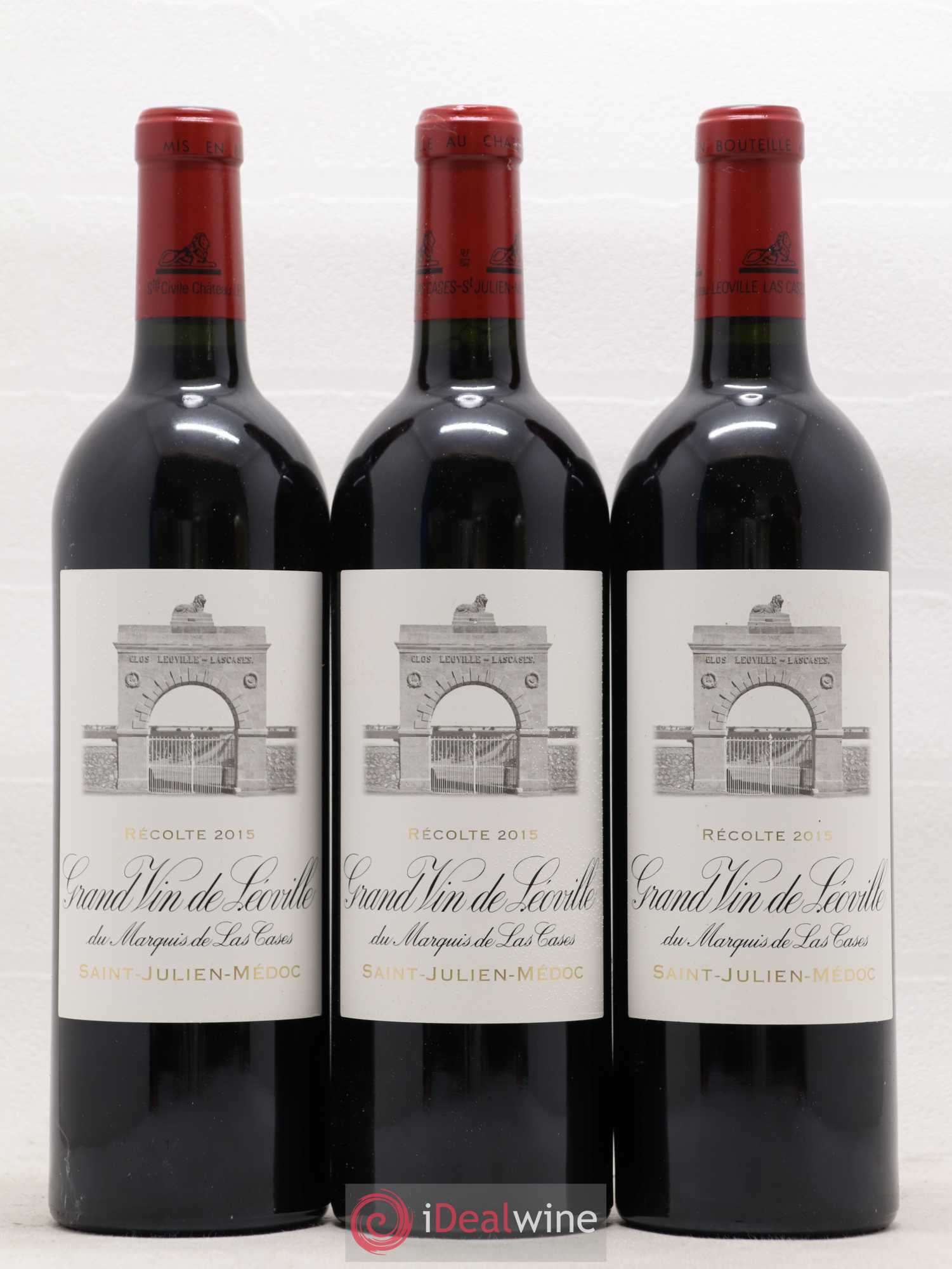 Château Léoville Las Cases 2ème Grand Cru Classé 2015 - Lot de 6 bouteilles - 1