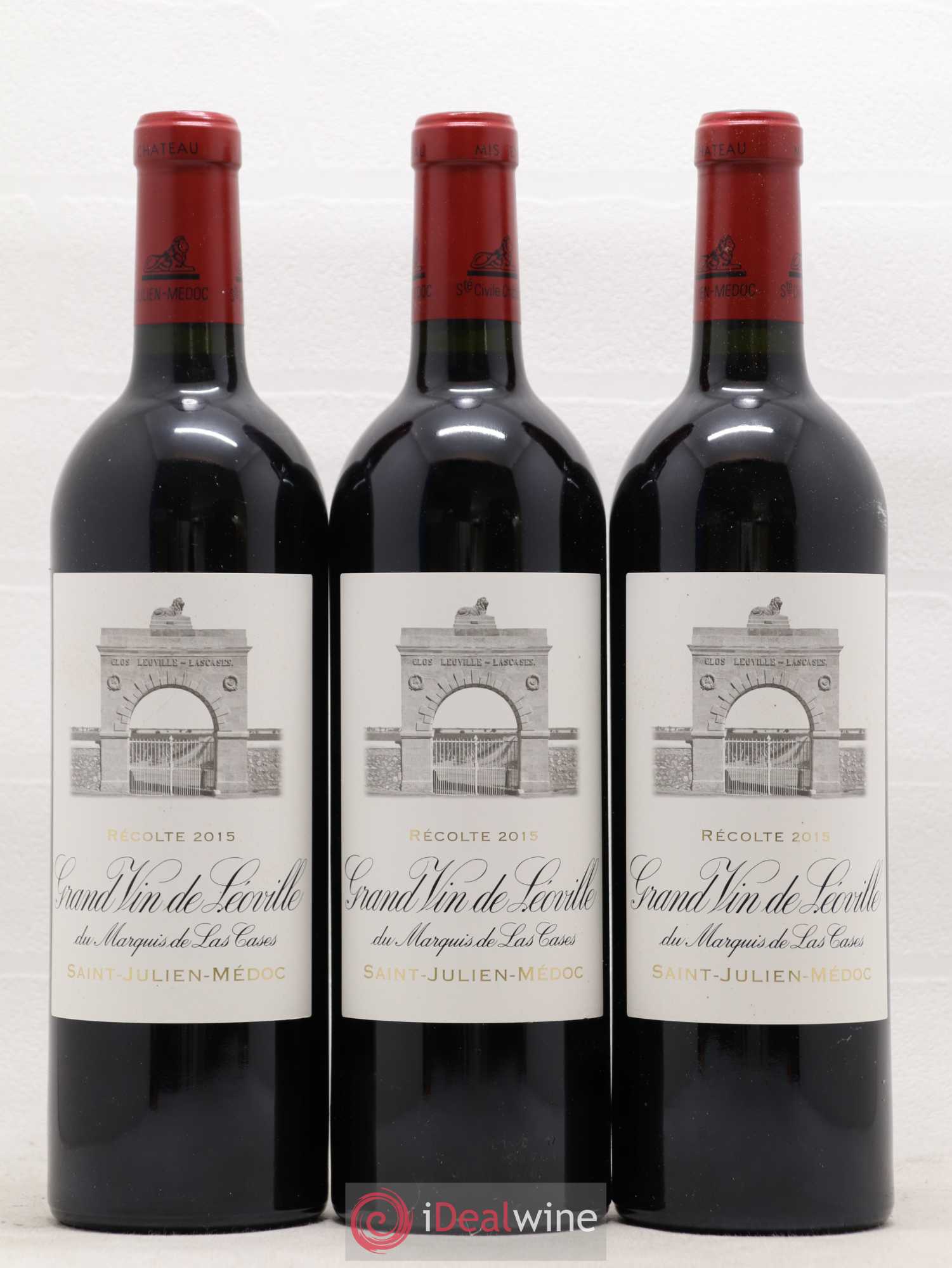 Château Léoville Las Cases 2ème Grand Cru Classé 2015 - Lot de 6 bouteilles - 3