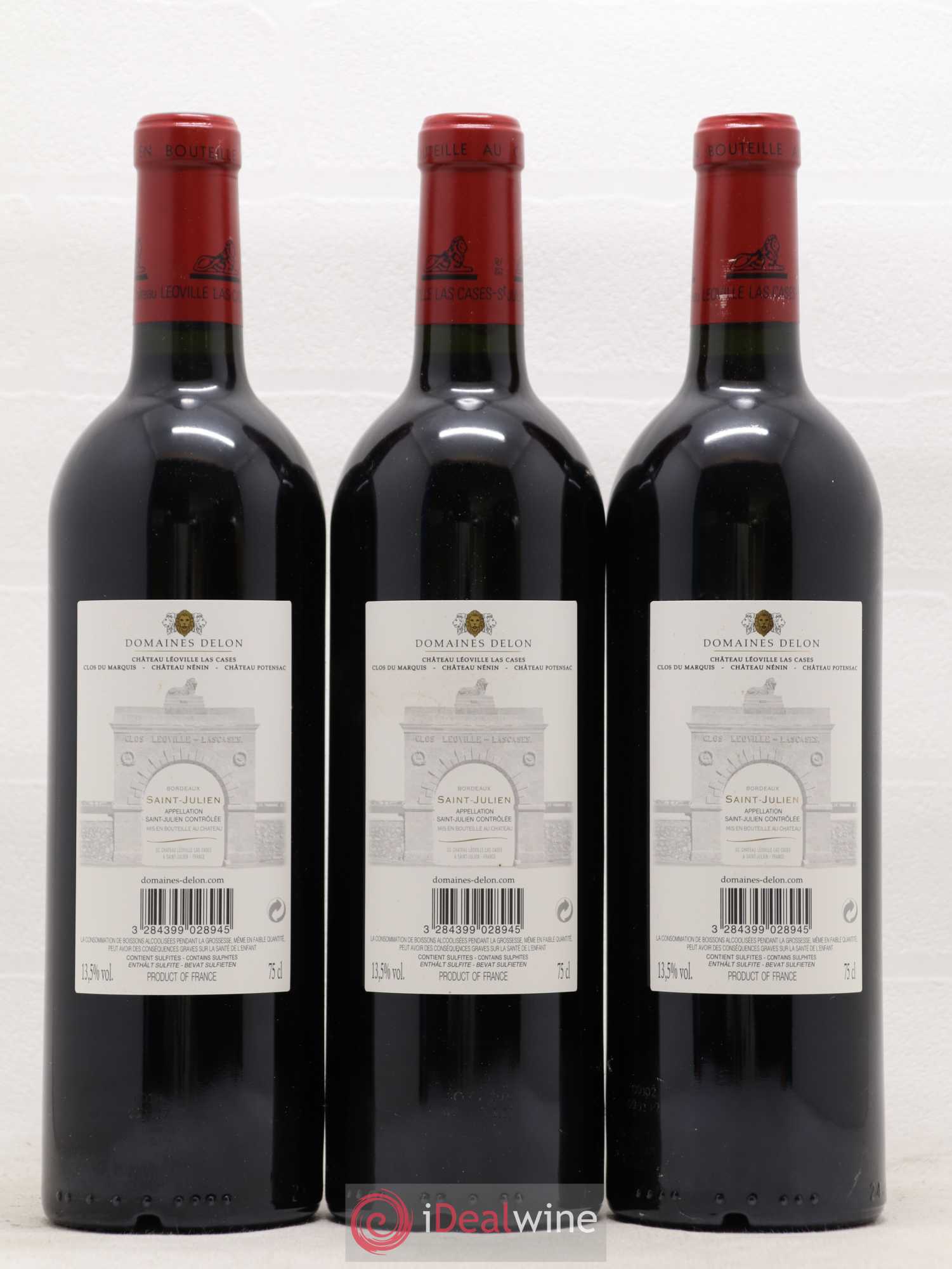Château Léoville Las Cases 2ème Grand Cru Classé 2015 - Lot de 6 bouteilles - 4