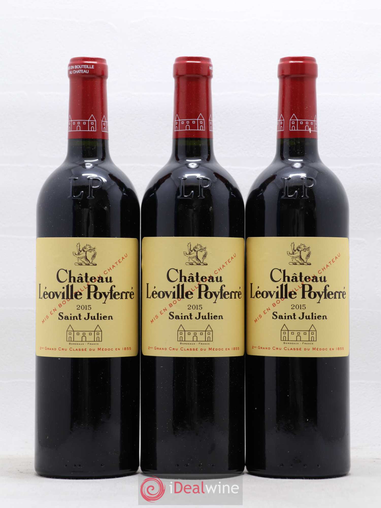 Château Léoville Poyferré 2ème Grand Cru Classé 2015 - Lot de 6 bouteilles - 1