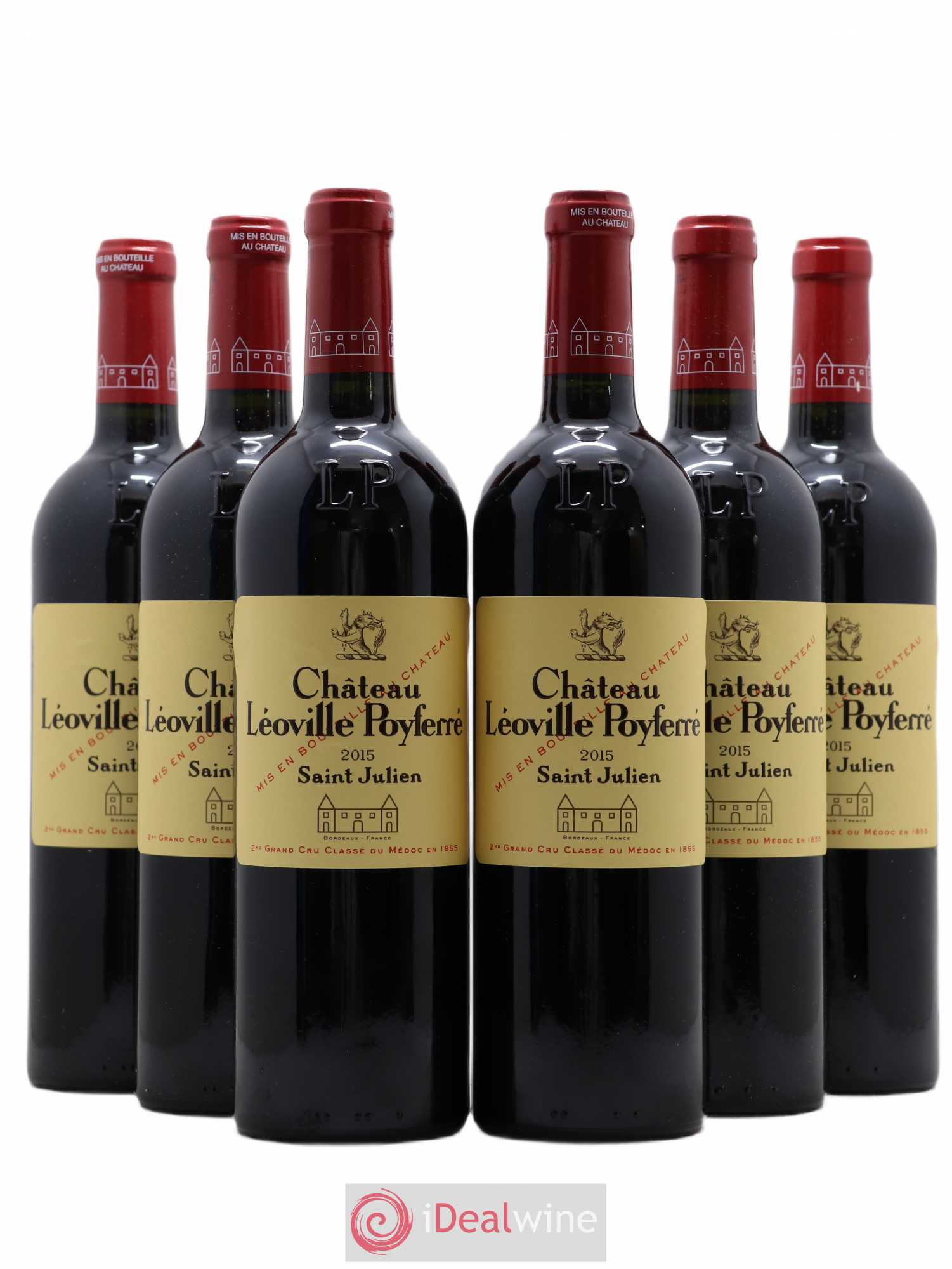 Château Léoville Poyferré 2ème Grand Cru Classé 2015 - Lot de 6 bouteilles - 0