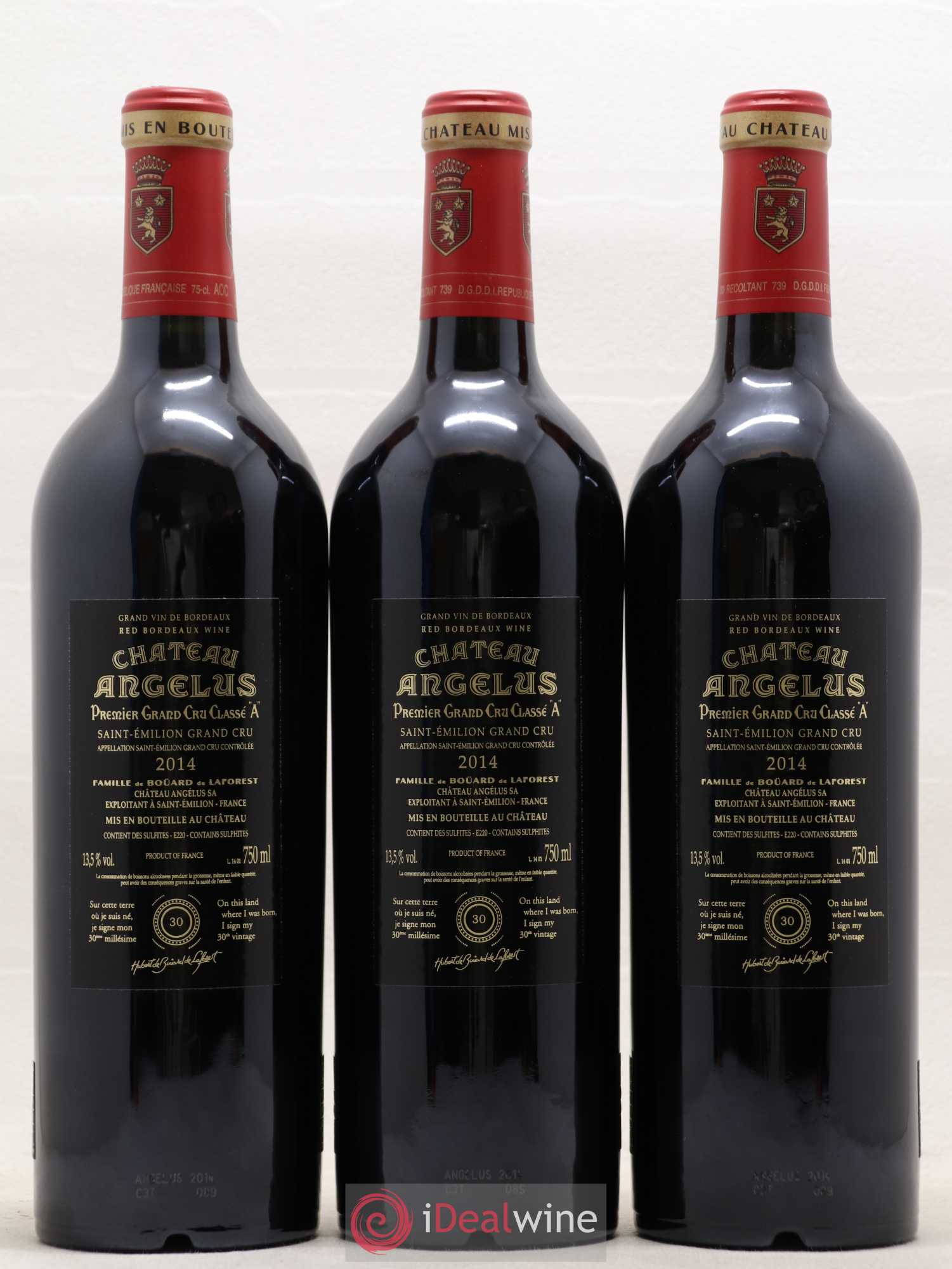 Château Angélus 1er Grand Cru Classé A 2014 - Lot de 6 bouteilles - 2