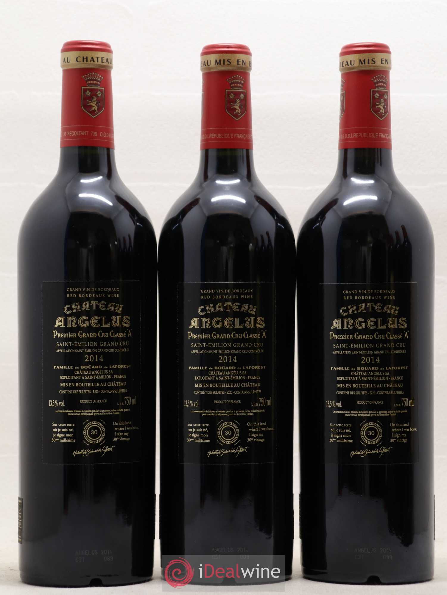 Château Angélus 1er Grand Cru Classé A 2014 - Lot de 6 bouteilles - 4