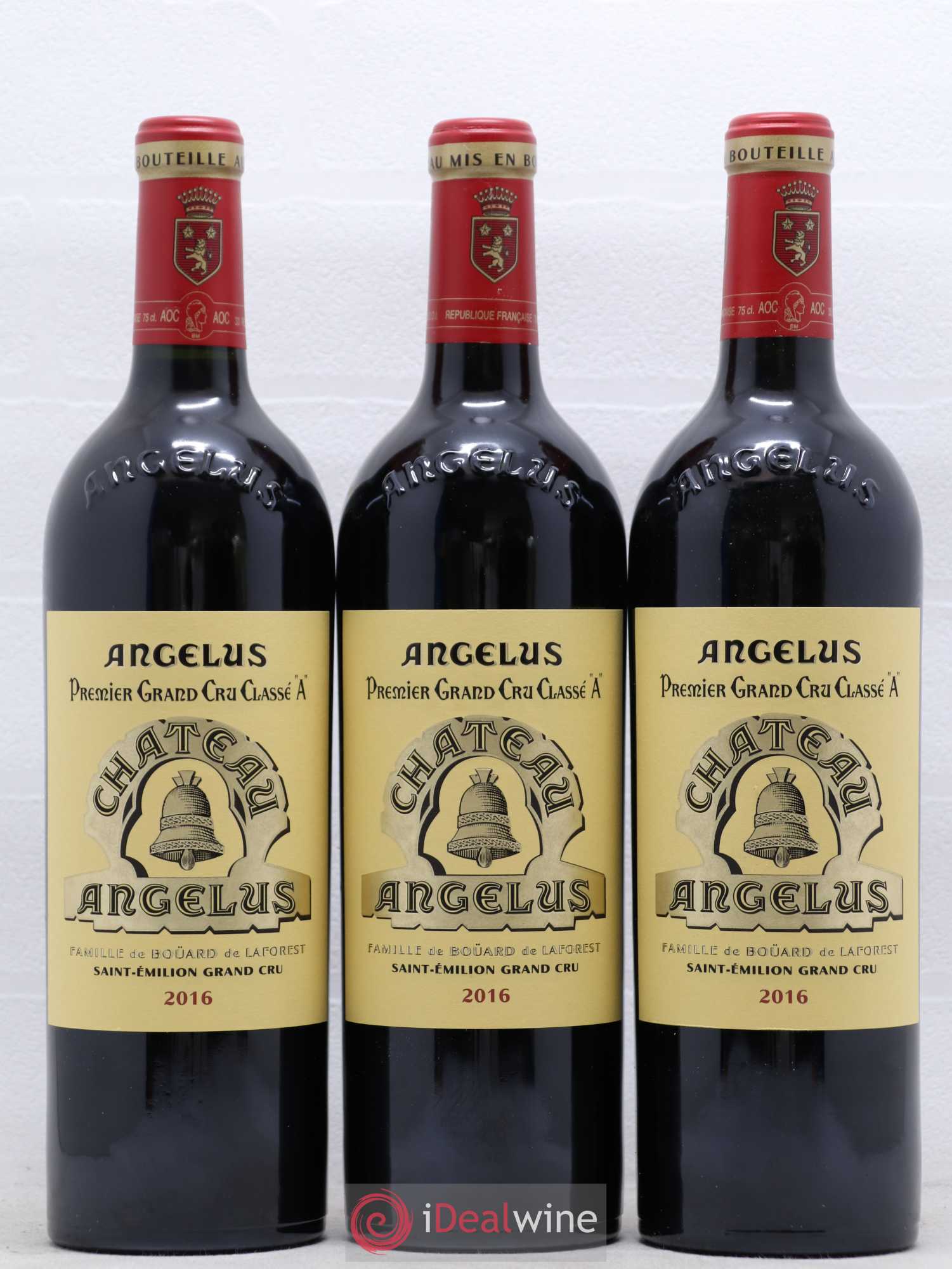 Château Angélus 1er Grand Cru Classé A 2016 - Lot de 6 bouteilles - 1