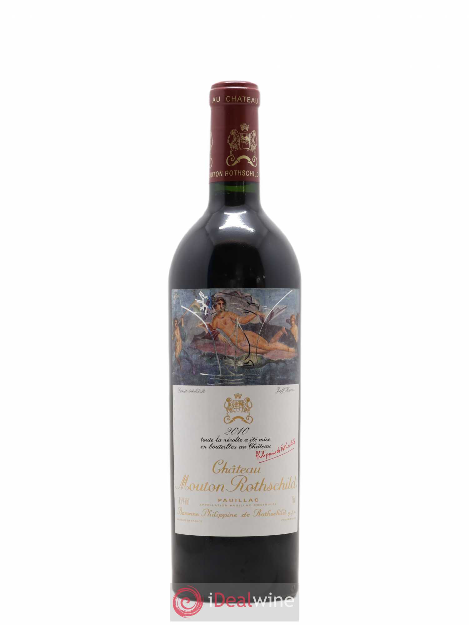 Château Mouton Rothschild 1er Grand Cru Classé 2010 - Lot de 1 bouteille - 0