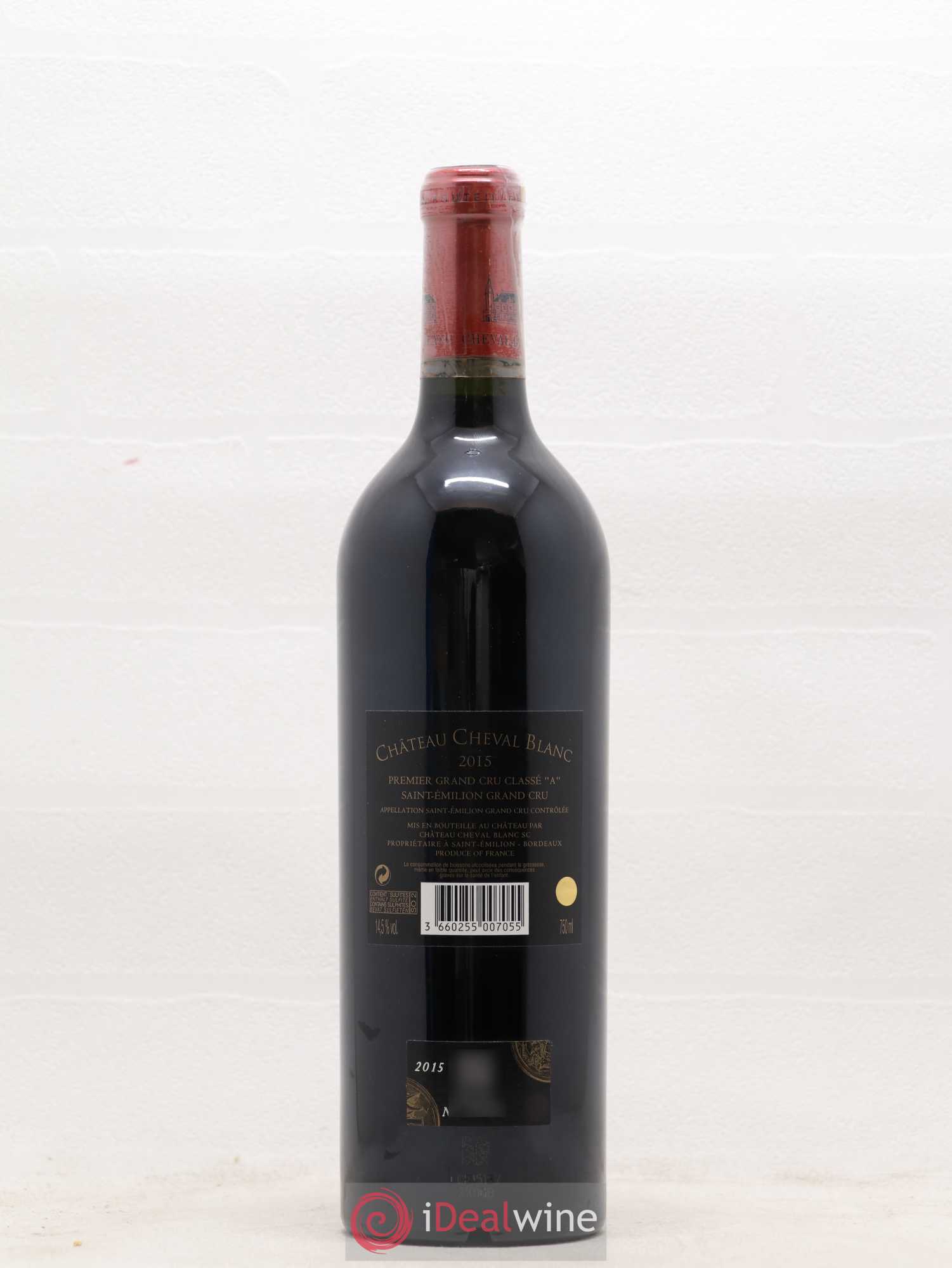 Château Cheval Blanc 1er Grand Cru Classé A 2015 - Lot de 1 bouteille - 1