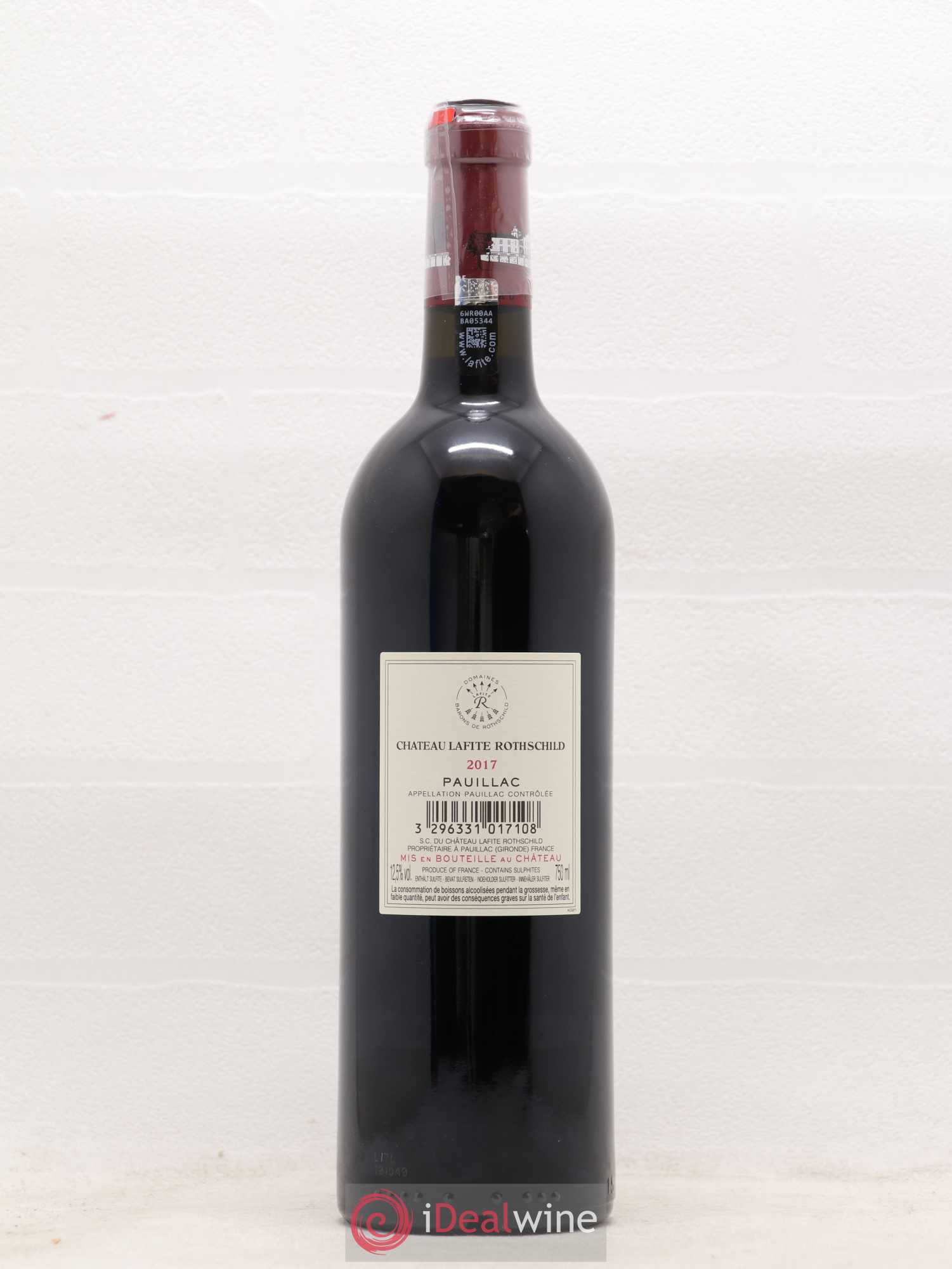 Château Lafite Rothschild 1er Grand Cru Classé 2017 - Lot de 1 bouteille - 1