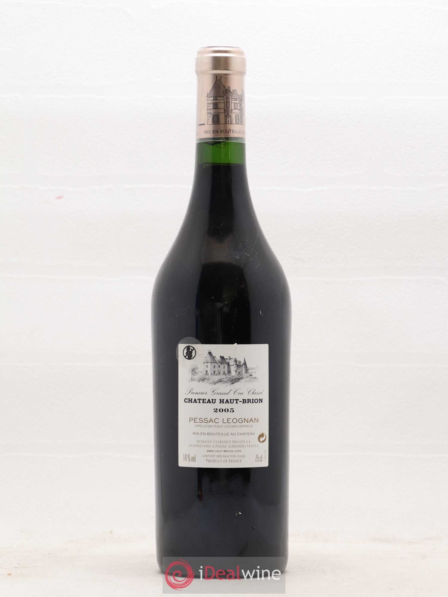 Château Haut Brion 1er Grand Cru Classé 2005 - Lot de 1 bouteille - 1